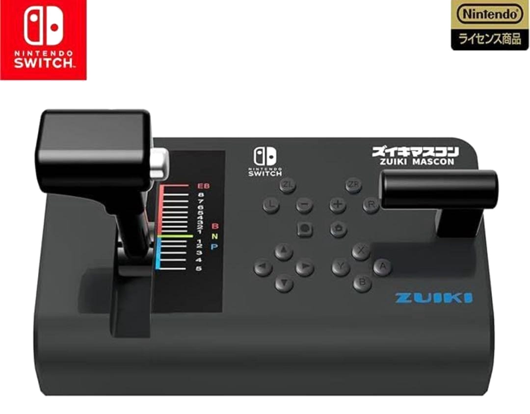 ZUIKI MASCON Controller GO By Train Densha De GO NINTENDO Switch Black NEW JPN