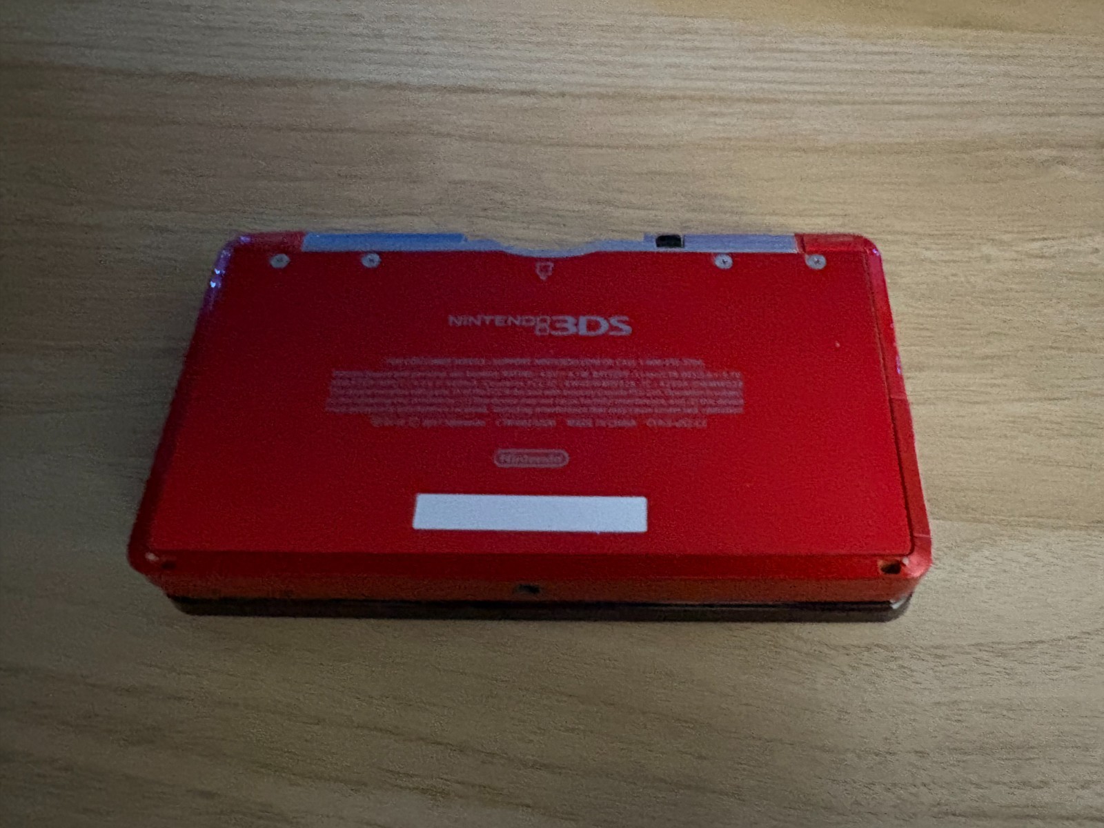 Nintendo 3DS Flame Red Console – In Box w/ Some Original Materials **READ DESC**