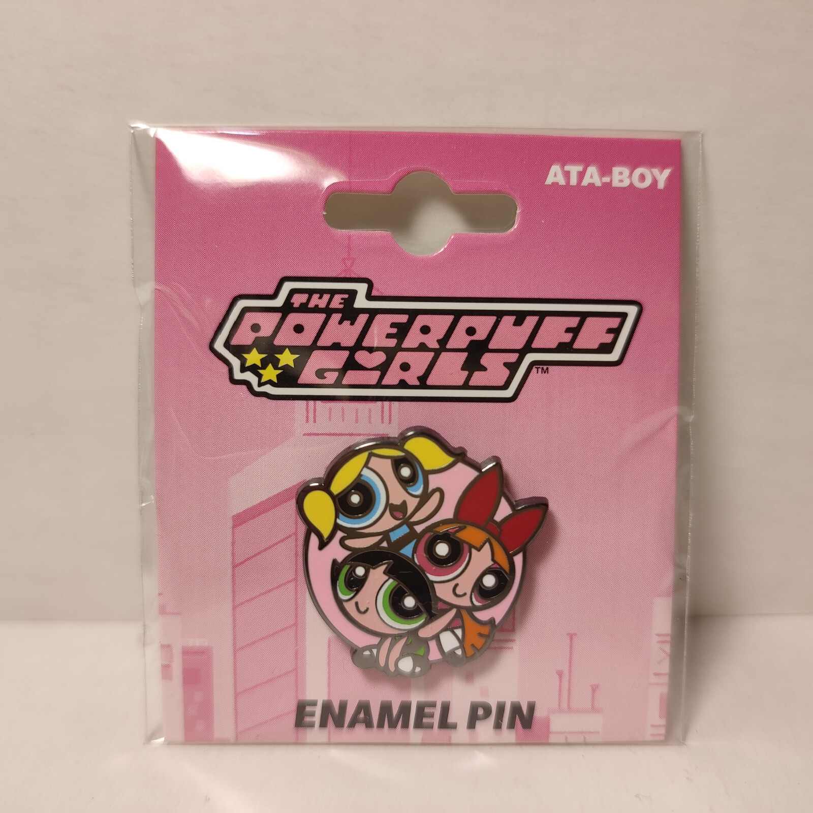 The Powerpuff Girls Trio Enamel Pin Official Cartoon Network Collectible Badge