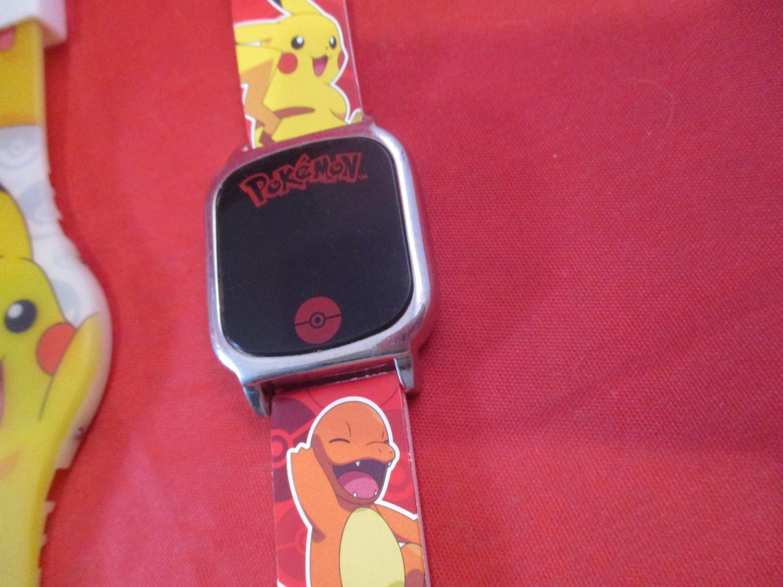 Pokemon Pikachu Trendmasters 1998 Promotional Watch Backpack Clip Watch Nintendo