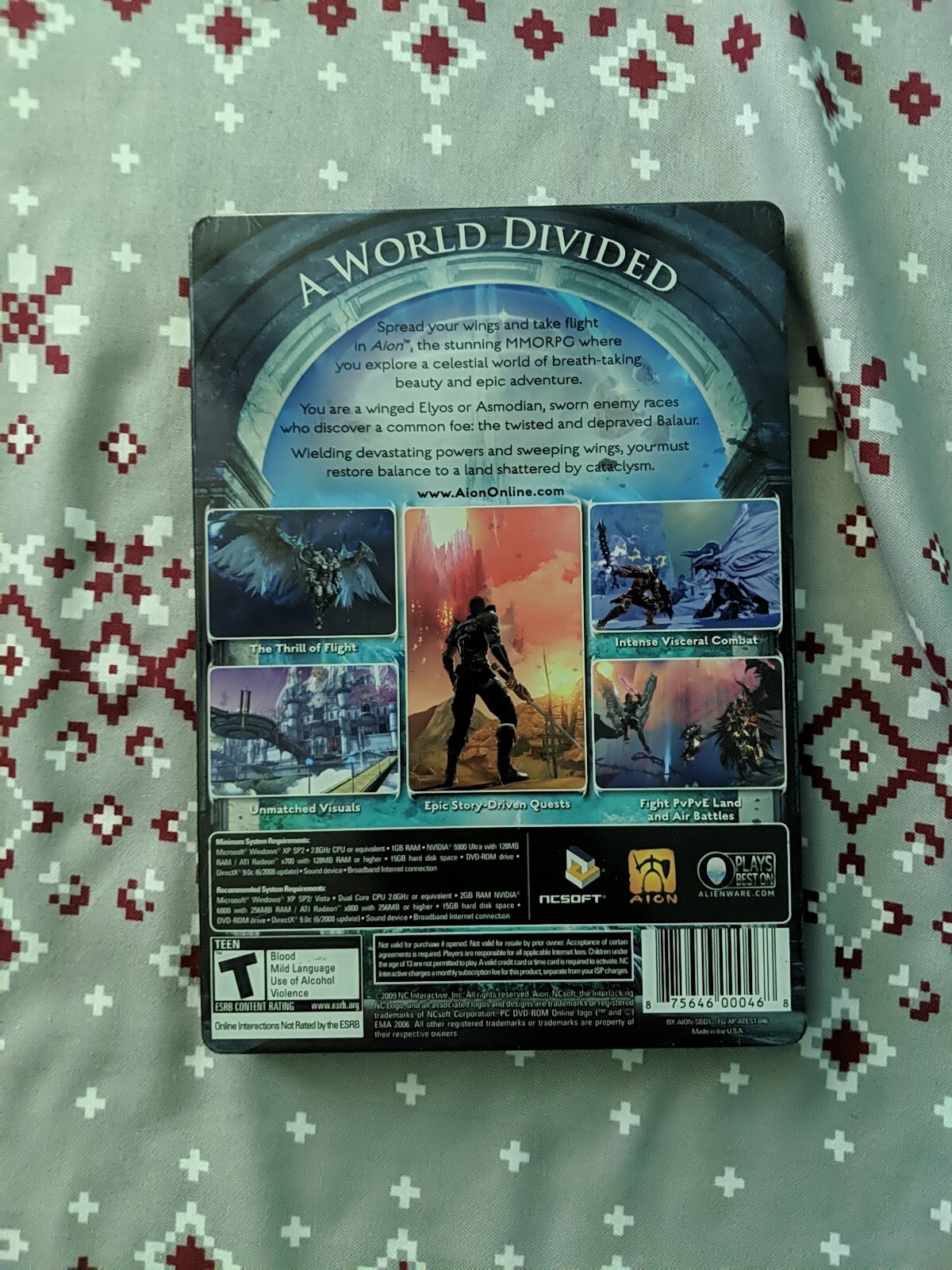 Aion: The Tower of Eternity Steelbook Edition – PC – Video Game – VERY GOOD
