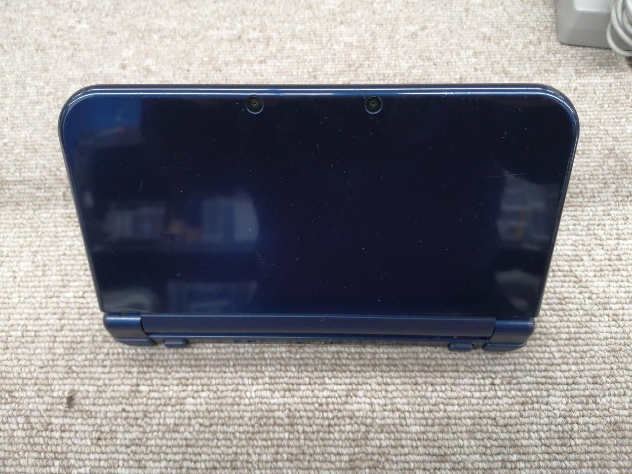 New Nintendo 3DS XL LL Metallic Blue Console Charger Tested Working Japan