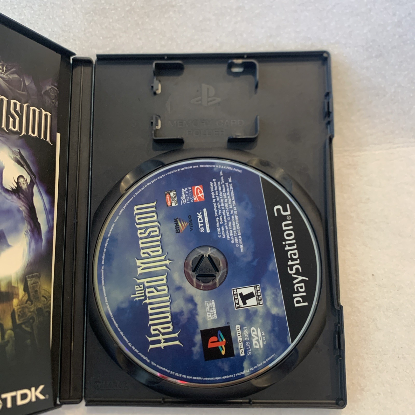The Haunted Mansion – PS2 – CIB – With Expired Movie Ticket