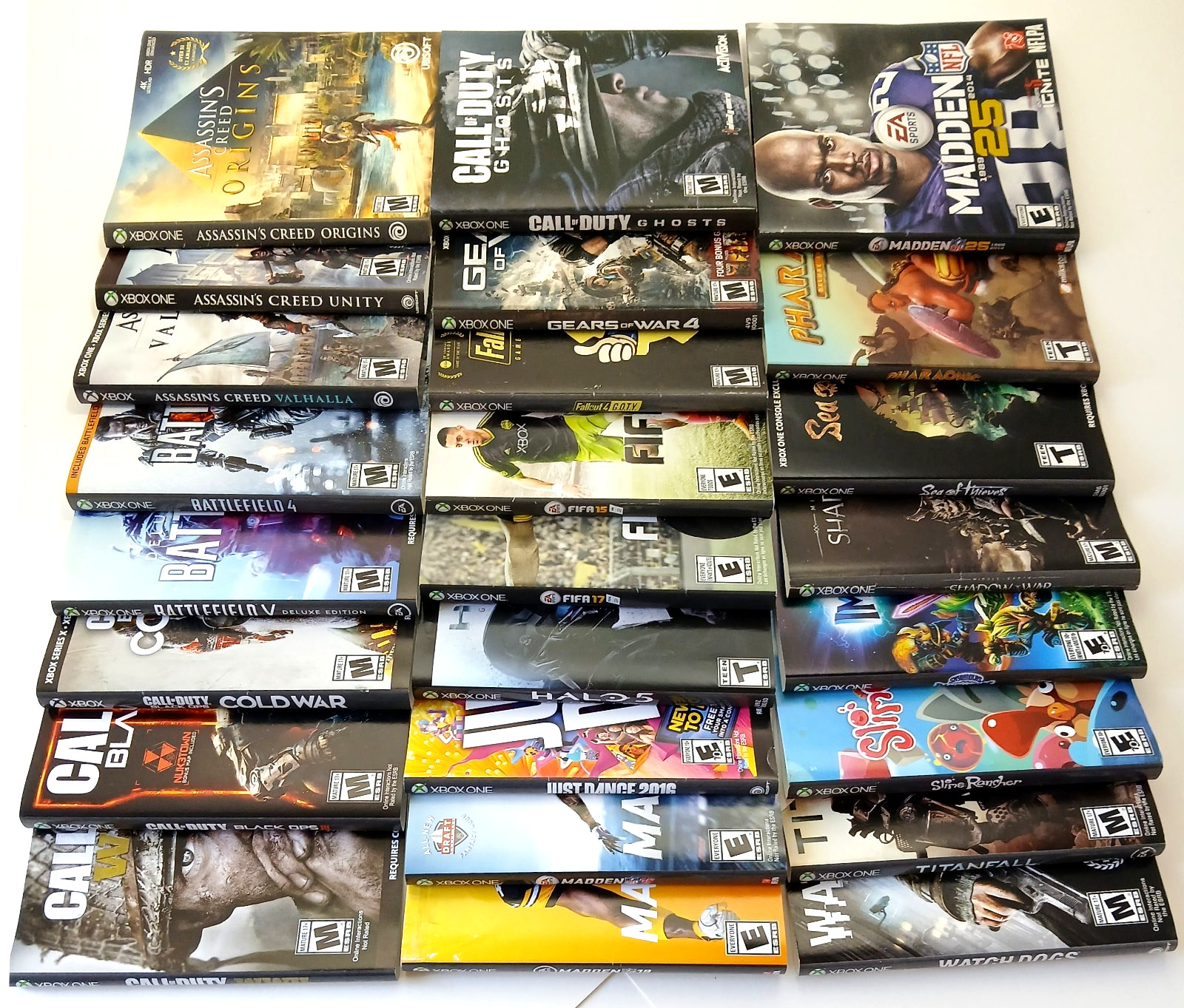 XBOX ONE Cover Art Inserts (Box Art) ONLY – You Pick/Choose
