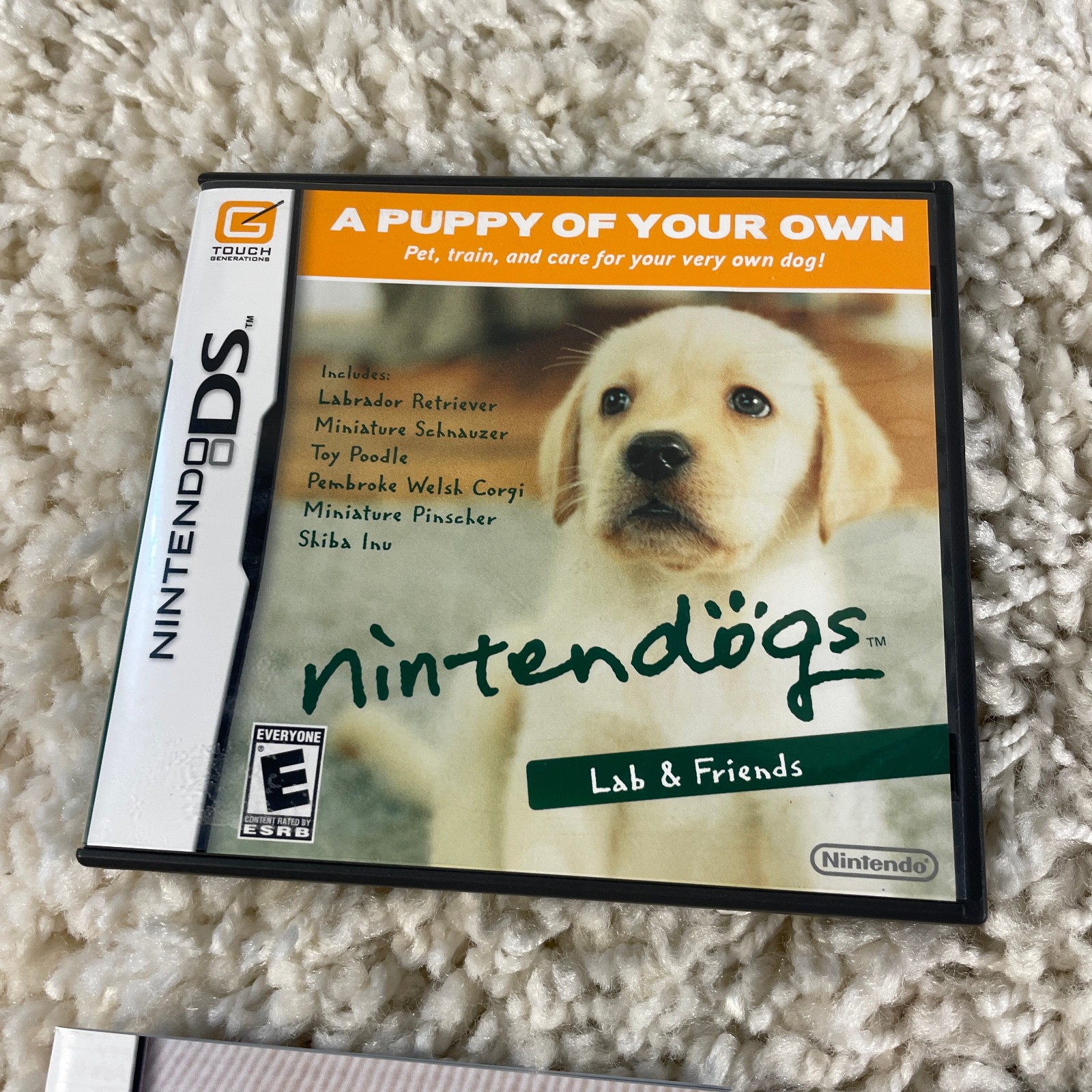 Nintendogs: Lab & Friends (Nintendo DS, 2005) Complete CIB Tested