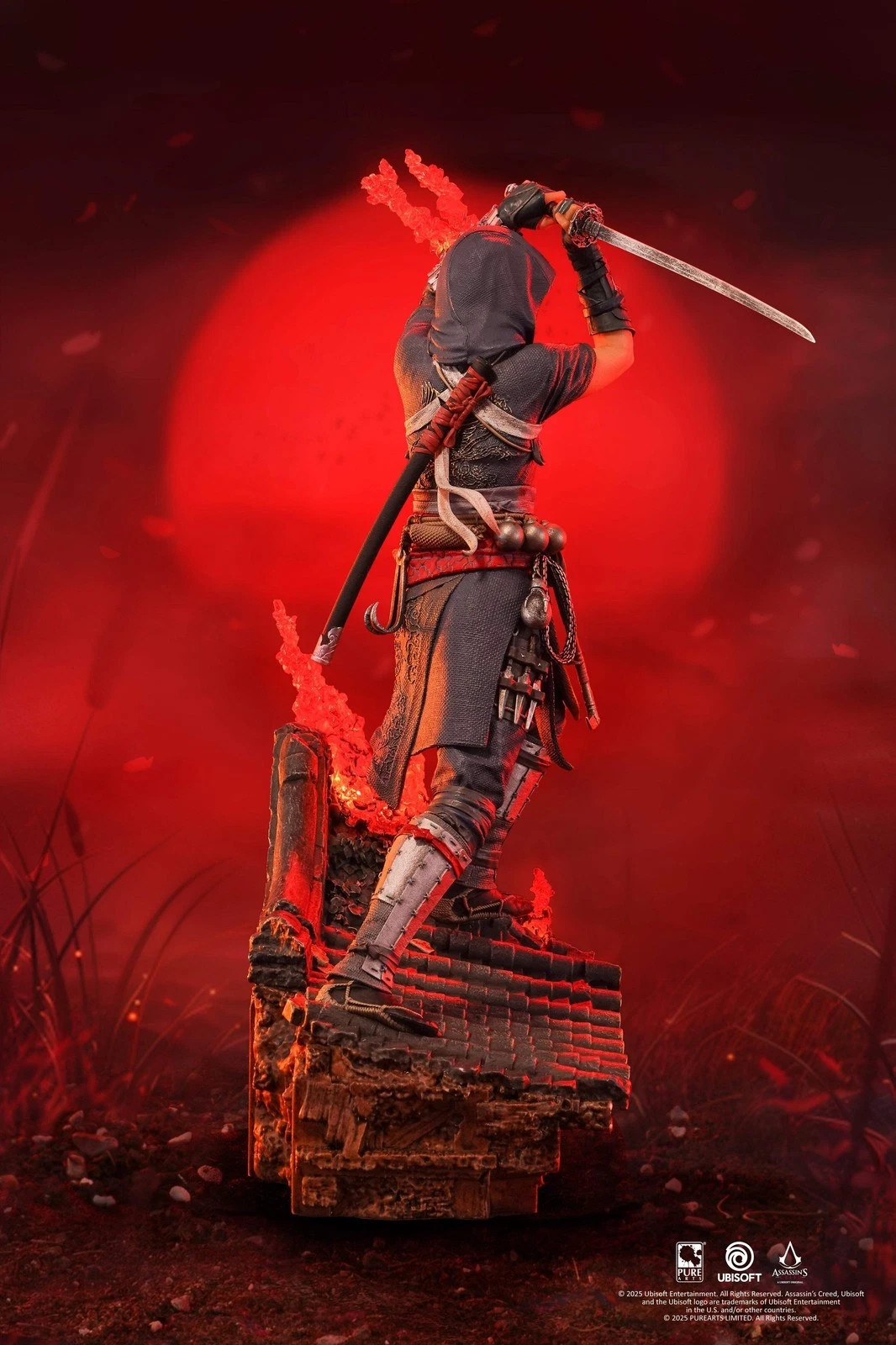 PUREARTS Assassin’s Creed Shadows Animus Naoe Statue Figure Lights Up Brand NEW