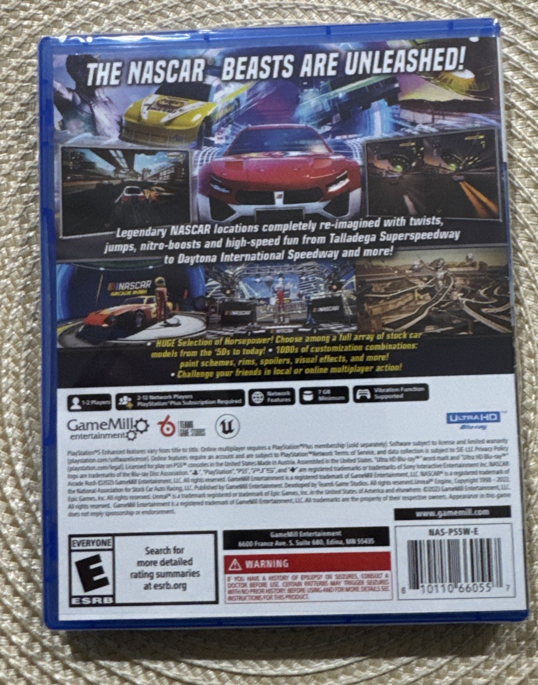 NASCAR Arcade Rush PS5 NEW Sealed PlayStation 5 Racing