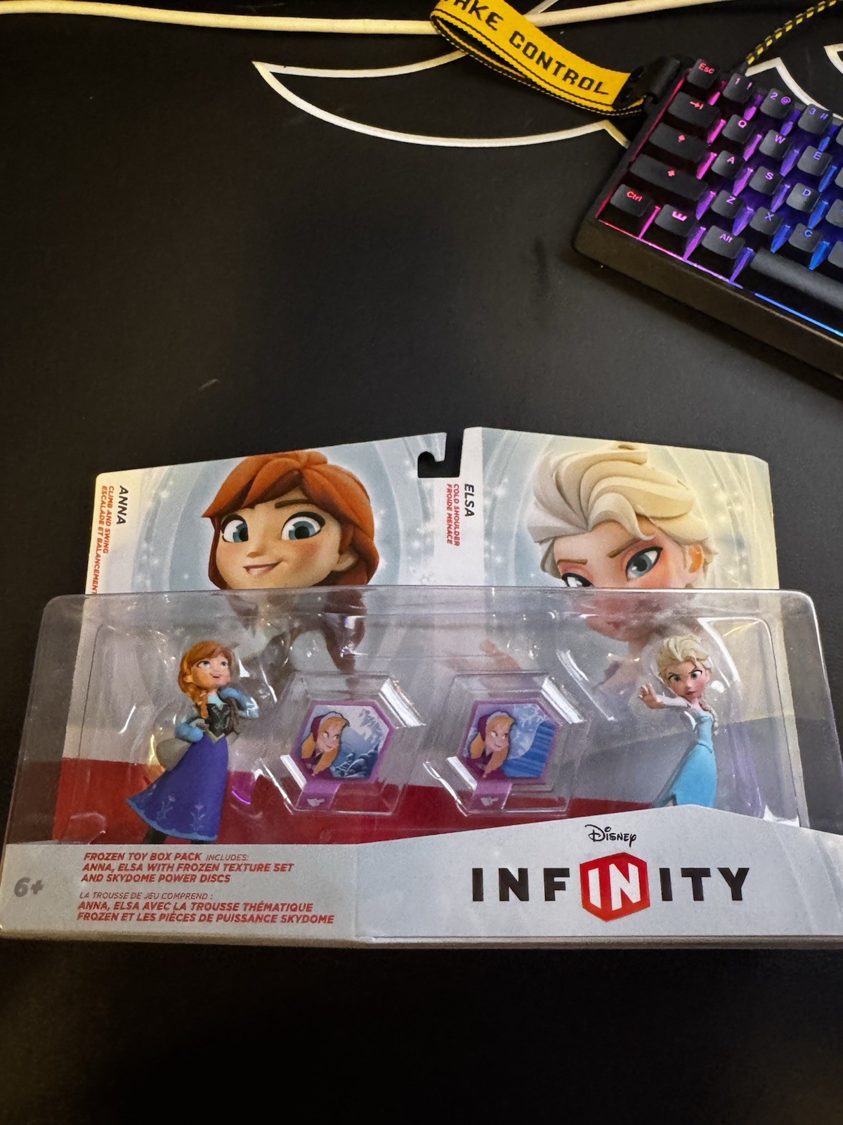 Disney Infinity Anna Elsa Frozen Toy Box Pack Skydome Power Discs