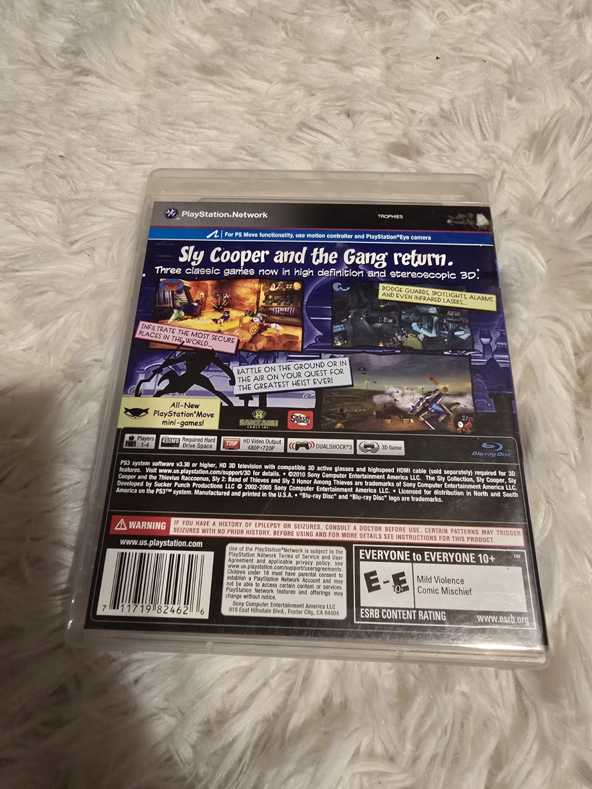 Sly Cooper Collection (Sony PlayStation 3, 2010) PS3 CIB Complete Tested!