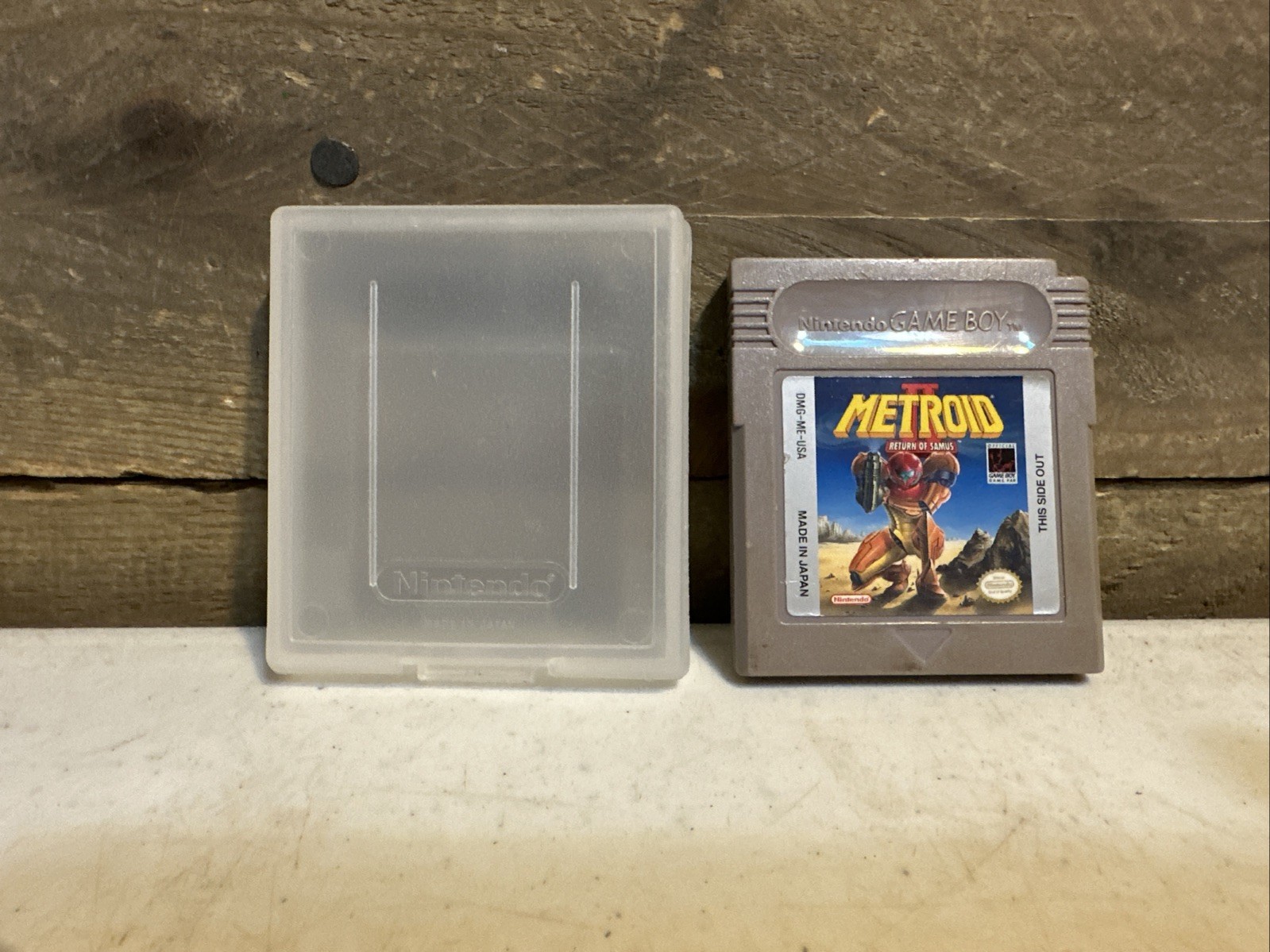 Metroid 2 Return of Samus (Nintendo GameBoy, 1991) Authentic + Vegas Stakes