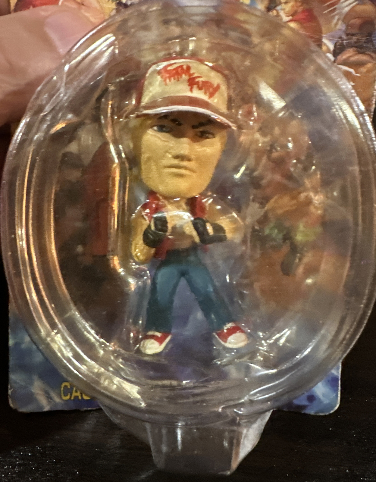 Capcom vs Snk : King of Fighters Terry 3D 2 -3 Action Figure Key Chain