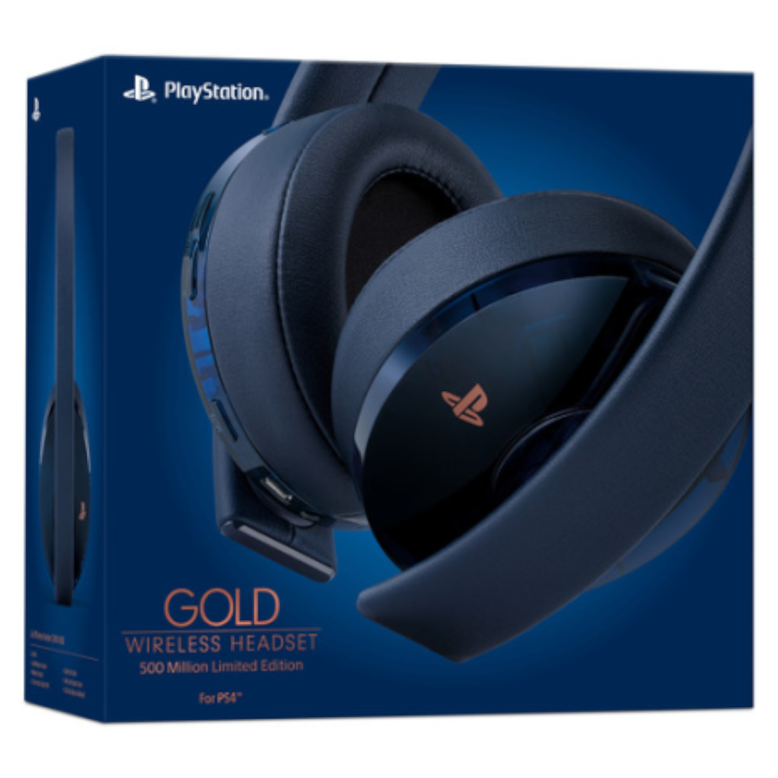Sony PlayStation 4 GOLD Wireless Headset – 500 Million Edition [Brand New]