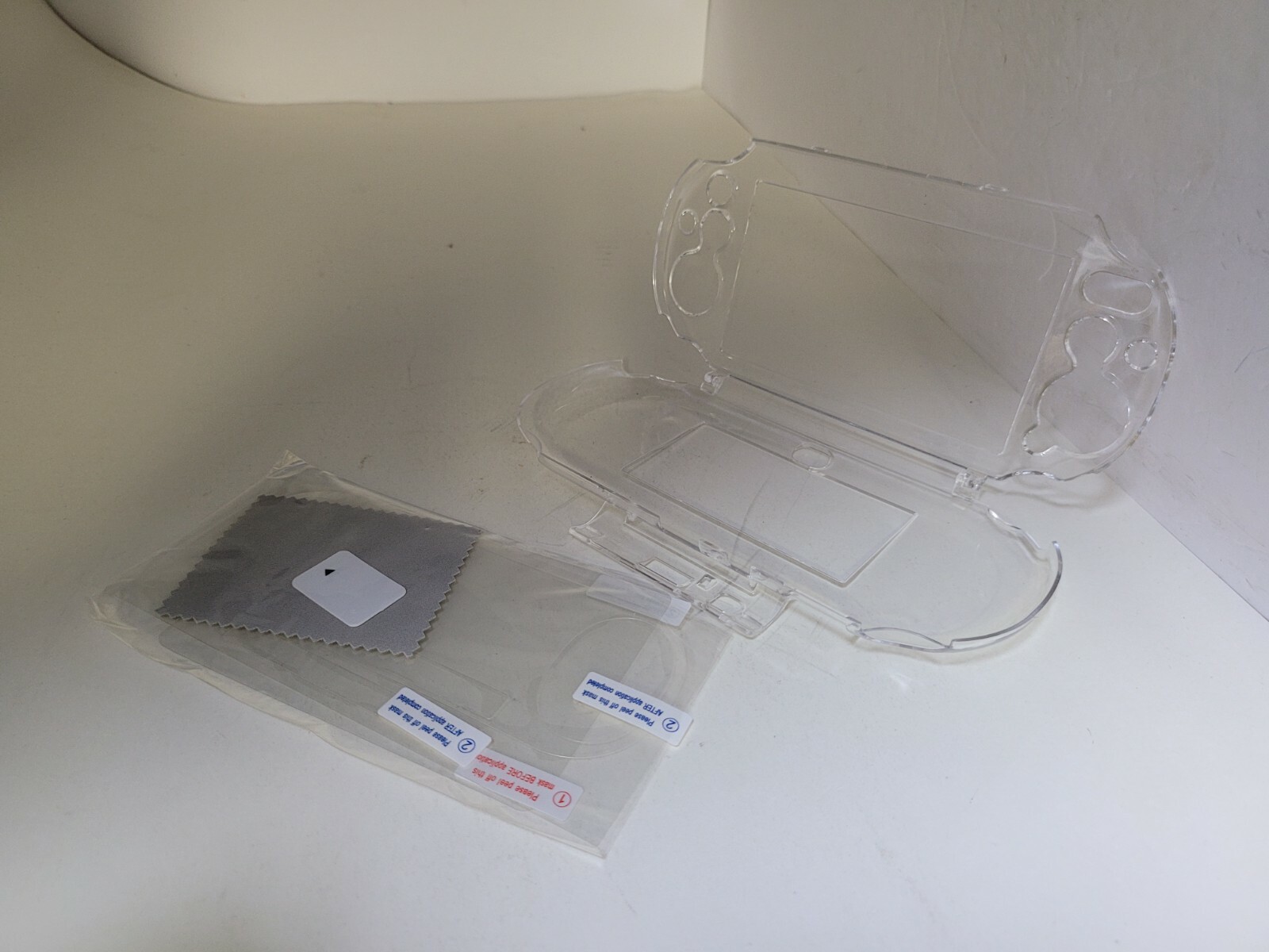 NEW Transparent Clear Full Housing Case Shell PS VITA 2000 W/SCREEN PROTECTOR