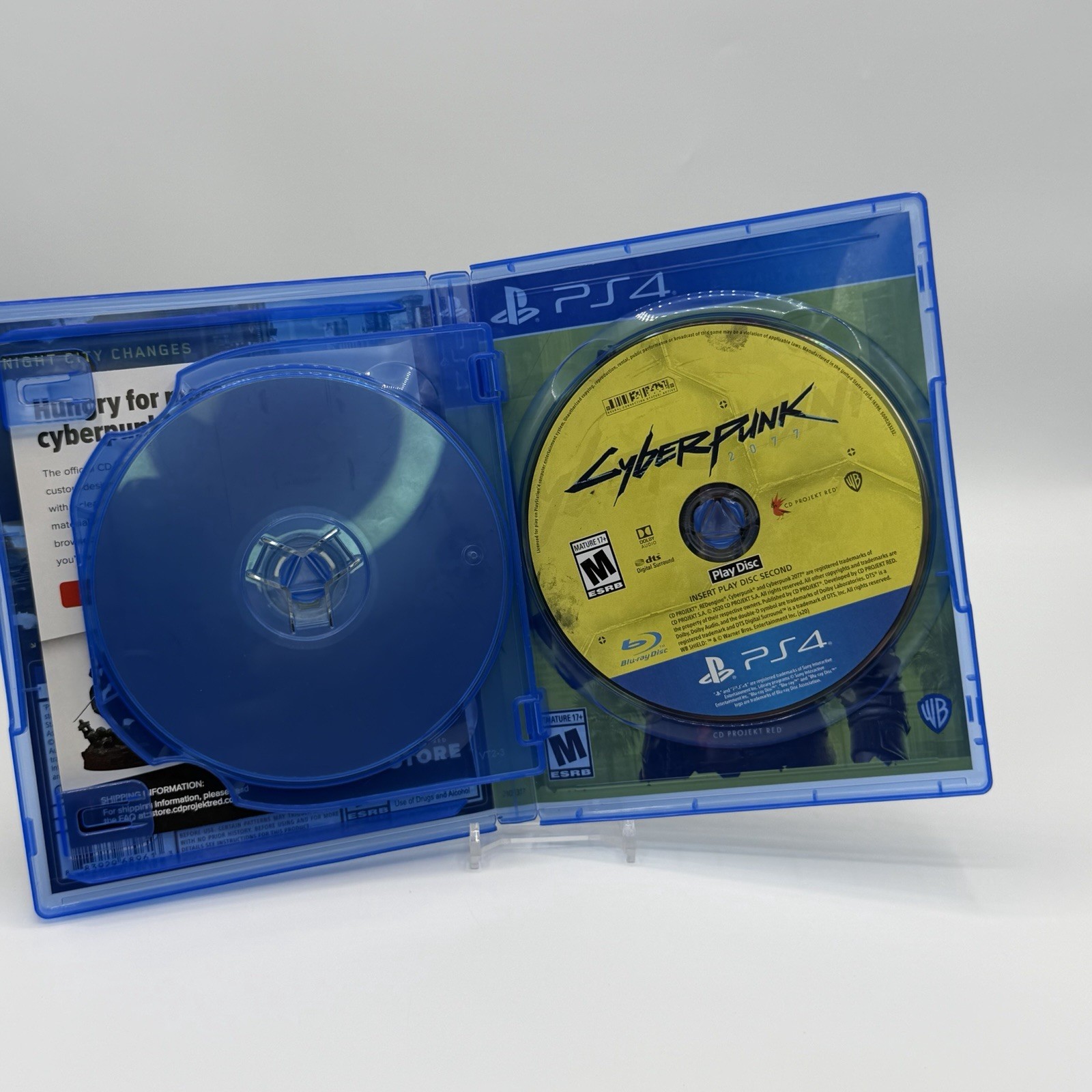 Cyberpunk 2077 – Sony PlayStation 4 (PS5 Upgrade Available) Clean Disk