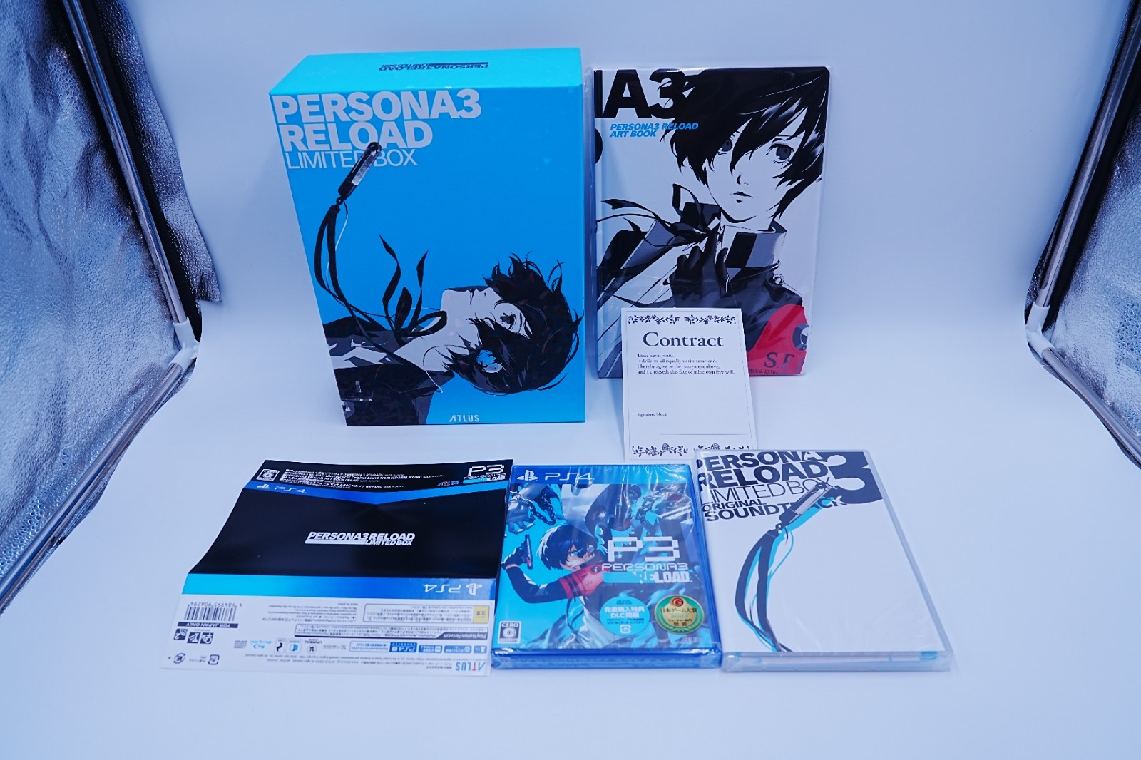 Persona 3 Reload PS4 Limited Box Bonus Set Art Book OST Game Atlus Japan