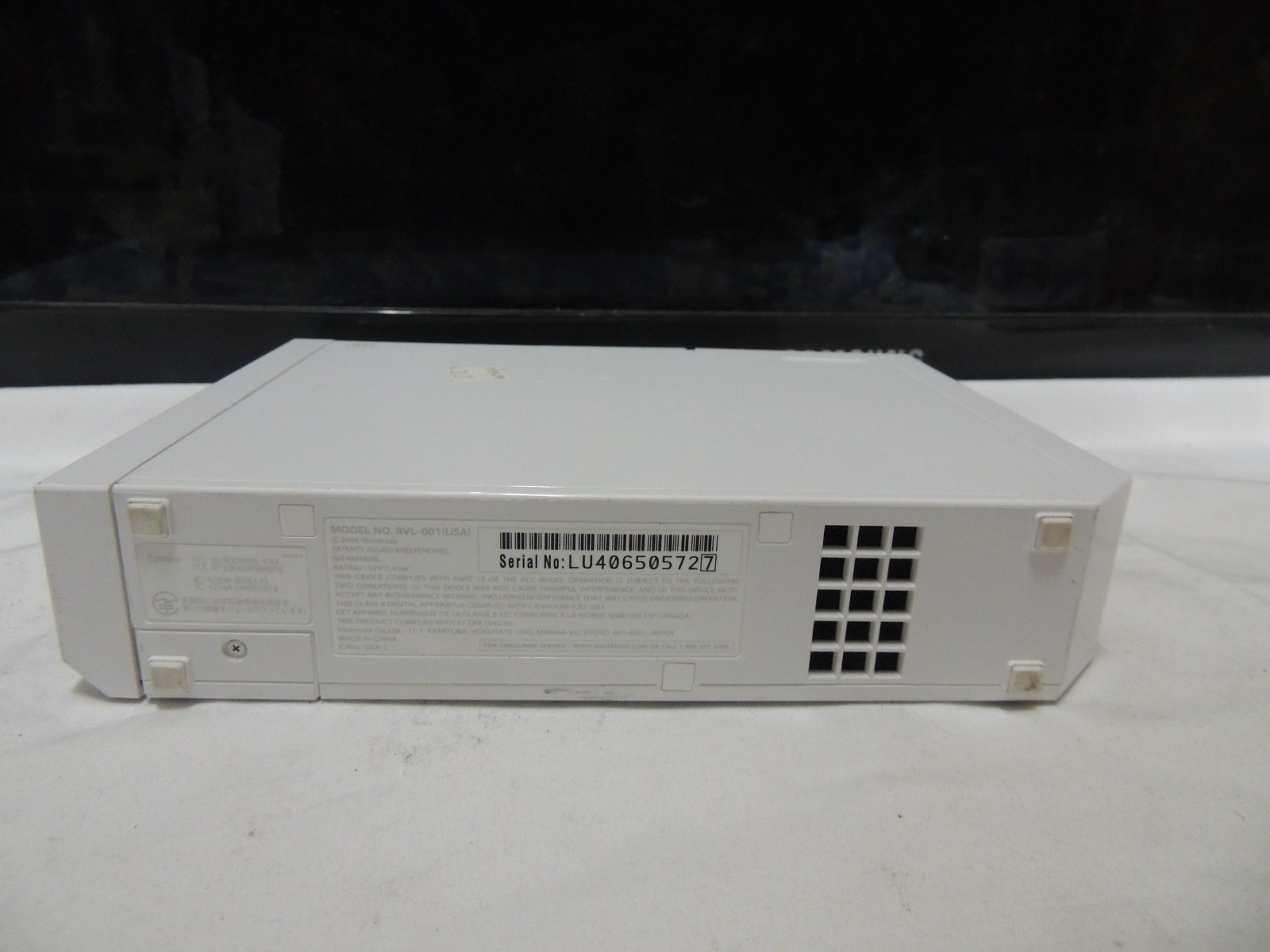 Nintendo Wii – RVL-001 White FOR PARTS ONLY #2