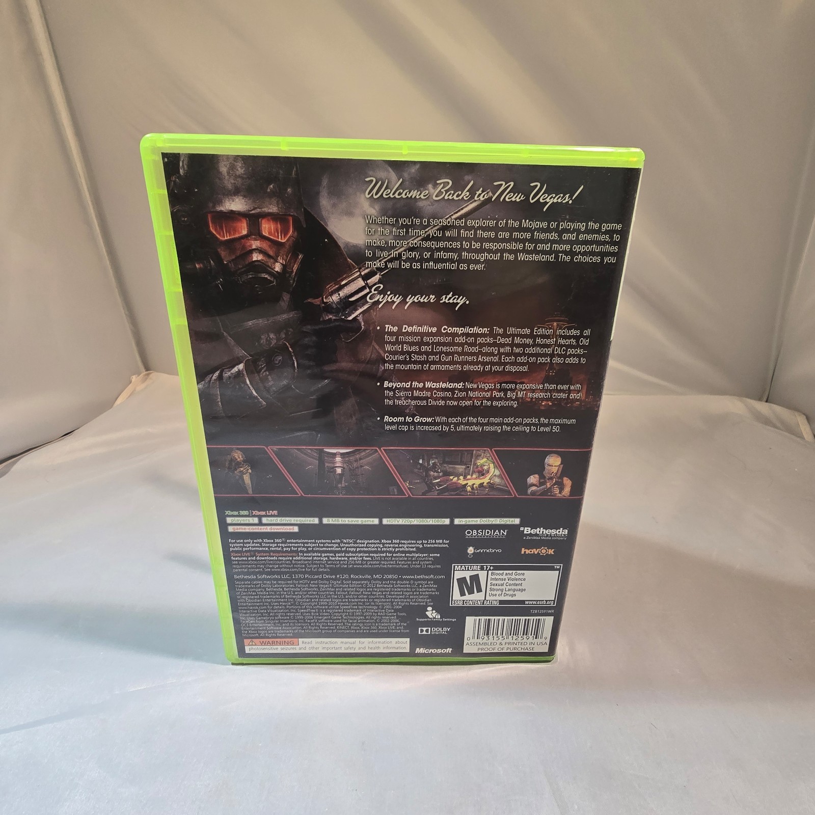 Microsoft Xbox 360 Fallout New Vegas Ultimate Edition