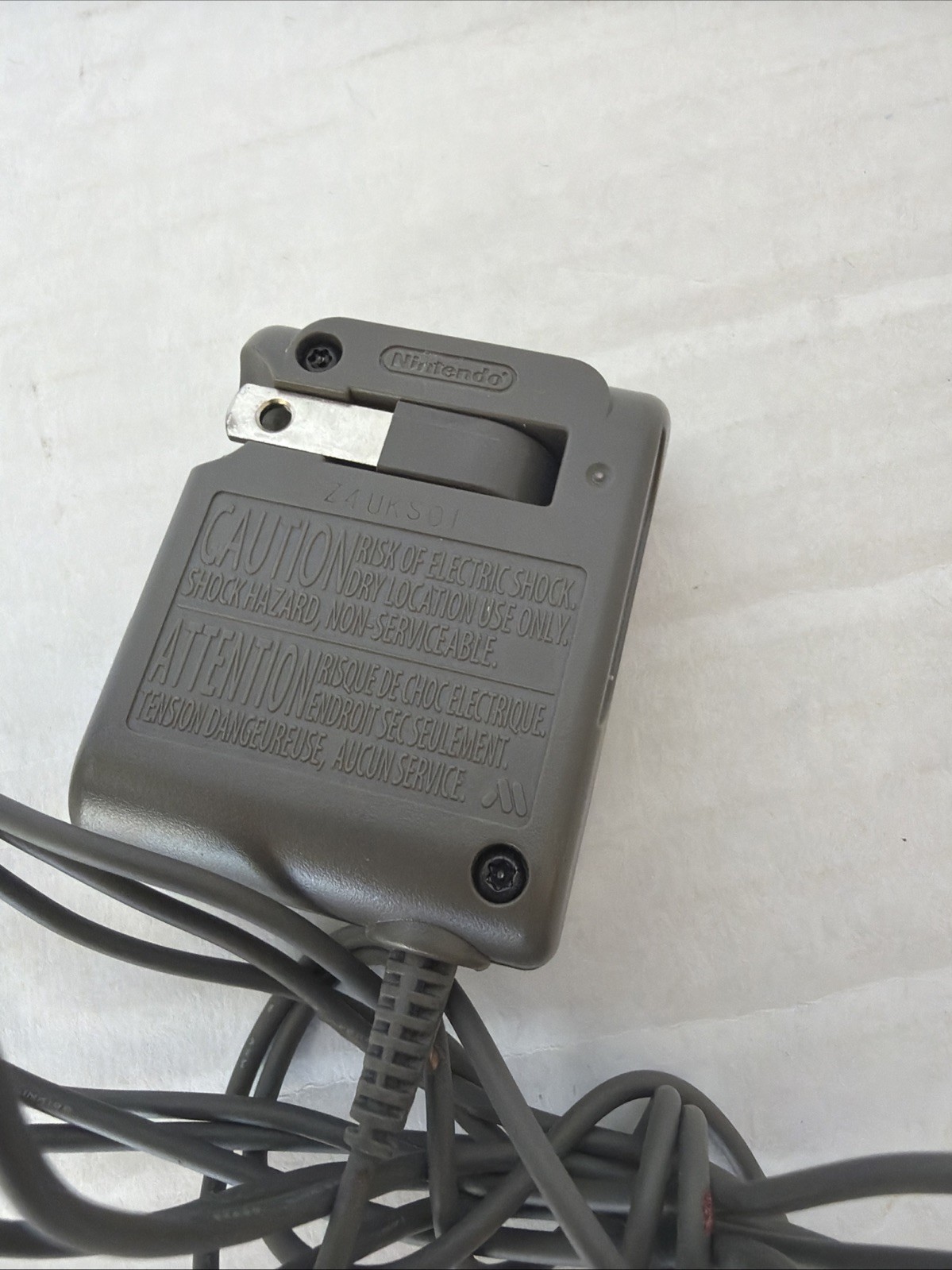 Nintendo DS Charger/AC Adapter USG-002 Gray