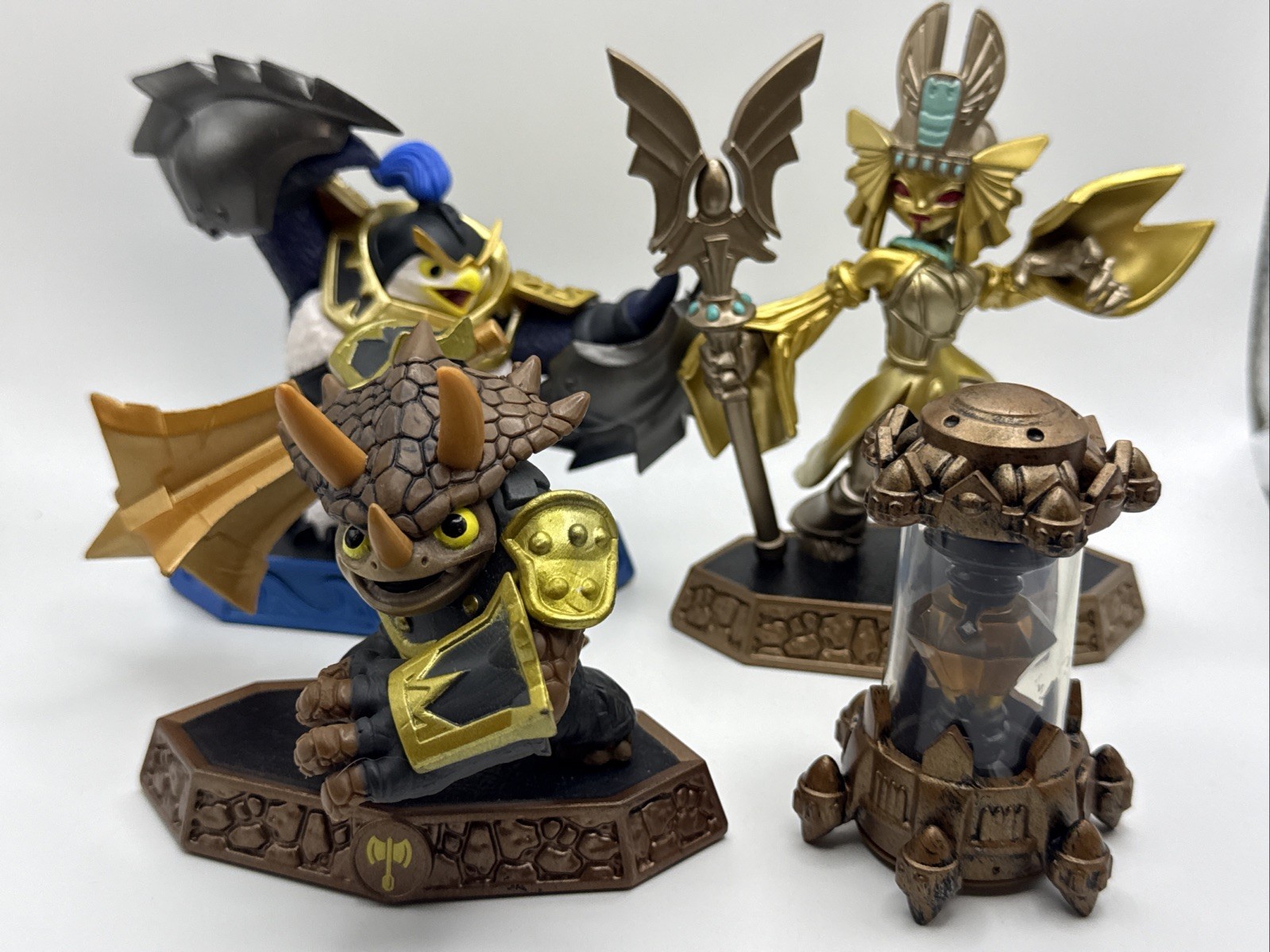 Skylanders Imaginators Master Tri-Tip, King Pen, Golden Queen Sensei Lot Of 4