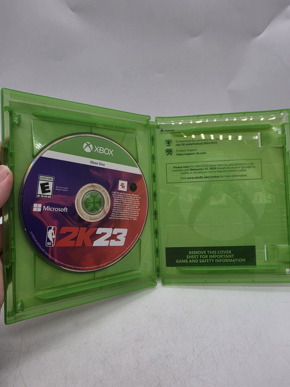 NBA 2K23 Microsoft Xbox One Cib Complete Mint Tested 4k