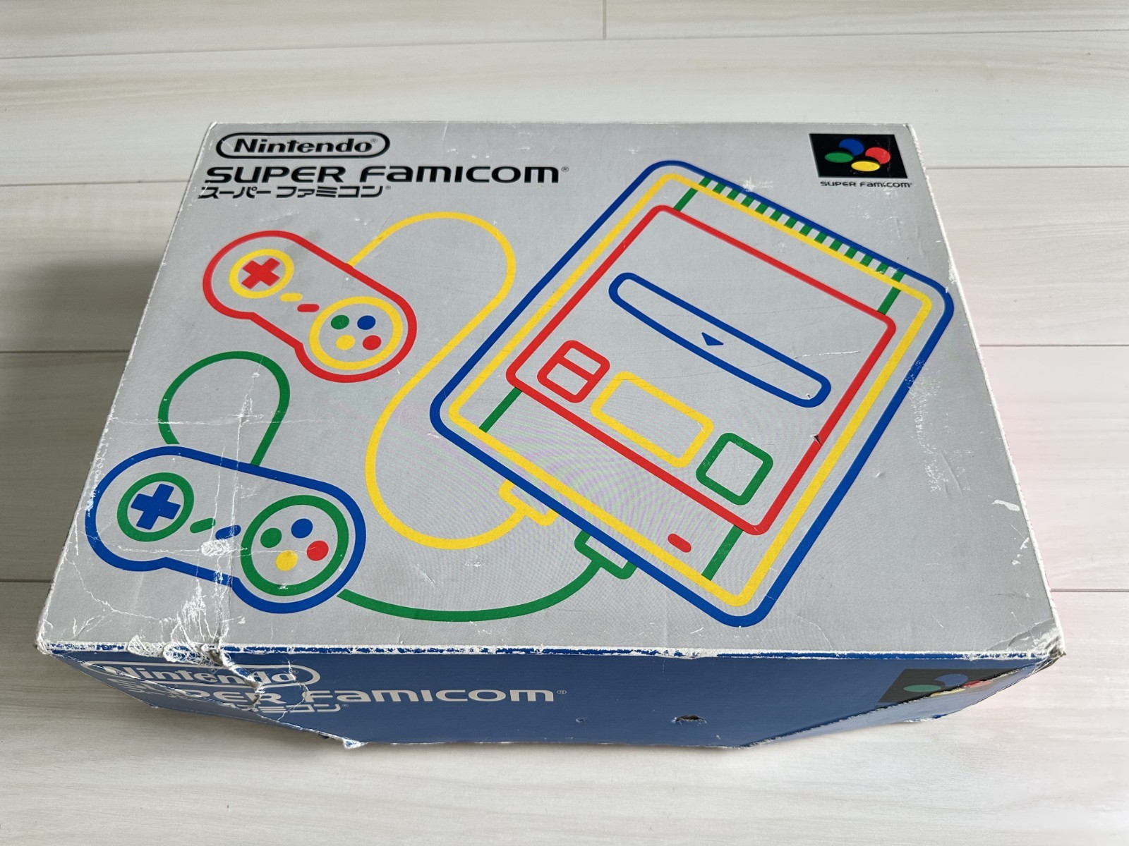 Nintendo Super Famicon Console in box Japanese with 1 game Derby Stallion Tested