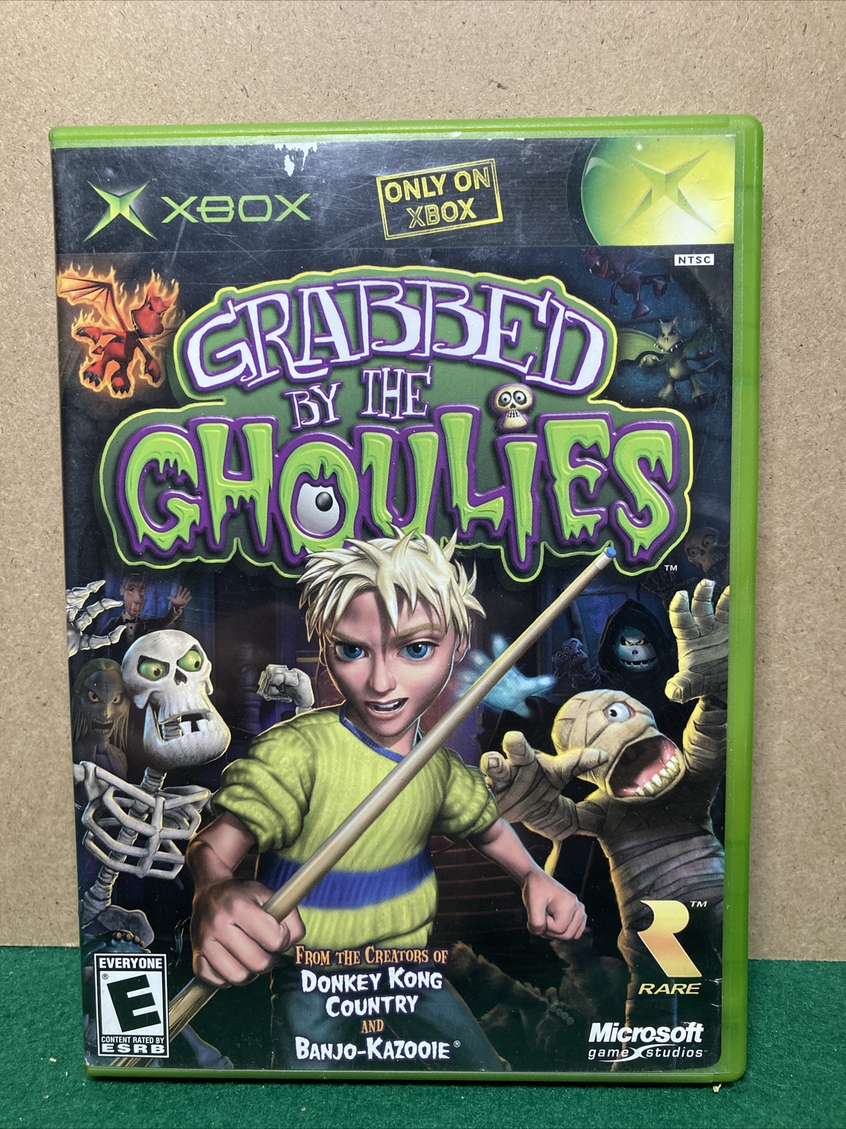Grabbed by the Ghoulies (Microsoft Xbox, 2003) Complete Cib Used Tested