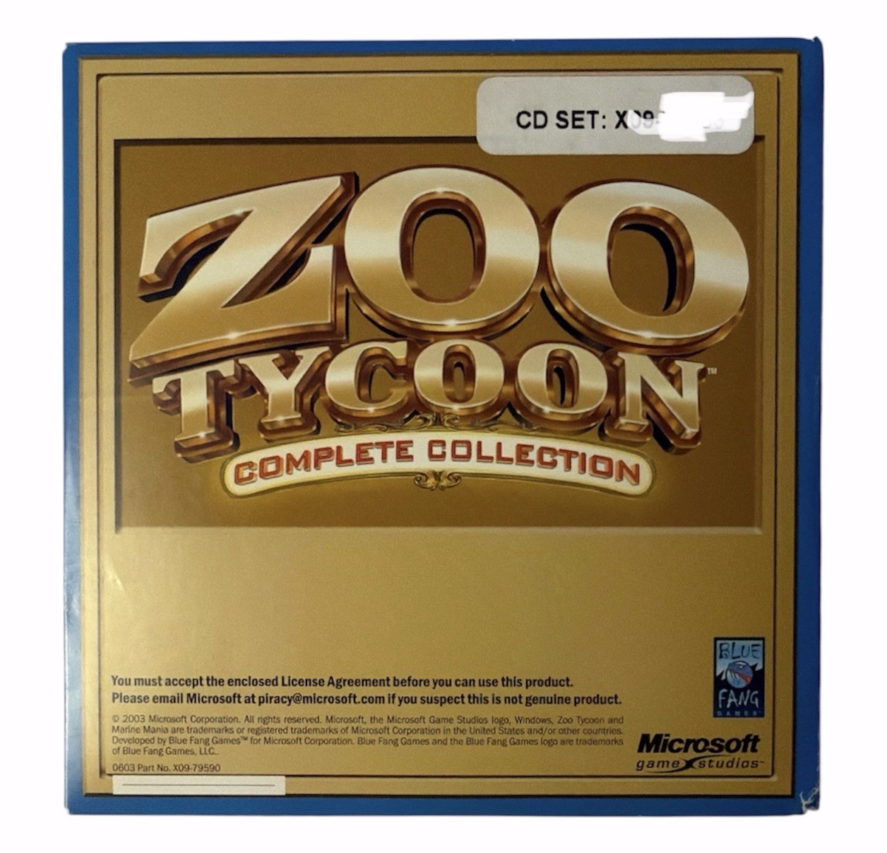 Zoo Tycoon Complete Collection PC Game 2009 2 Discs