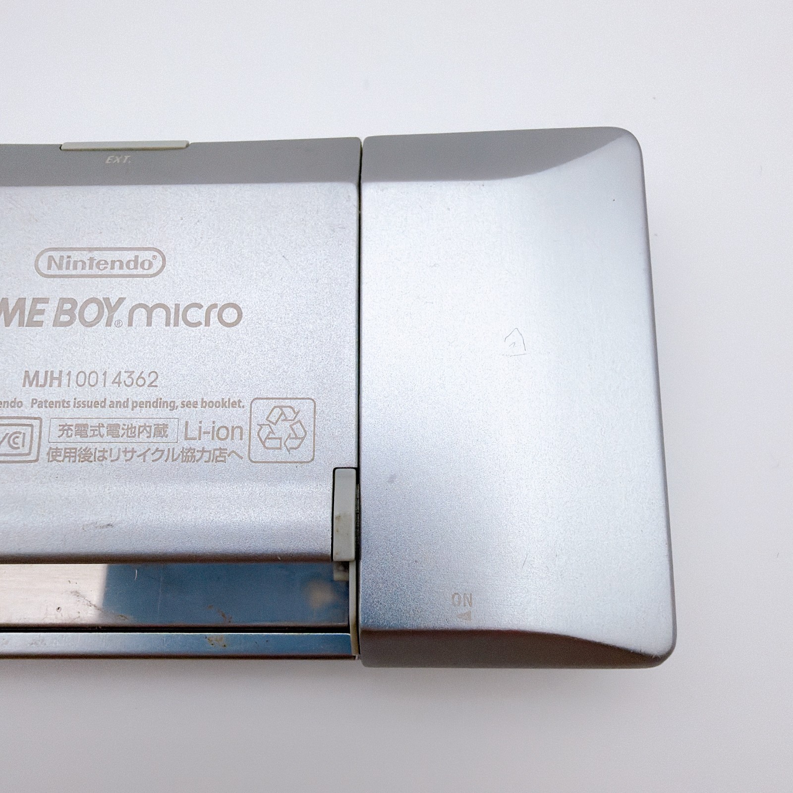 Nintendo Game Boy Micro silver Console Tested Working Japan Clean