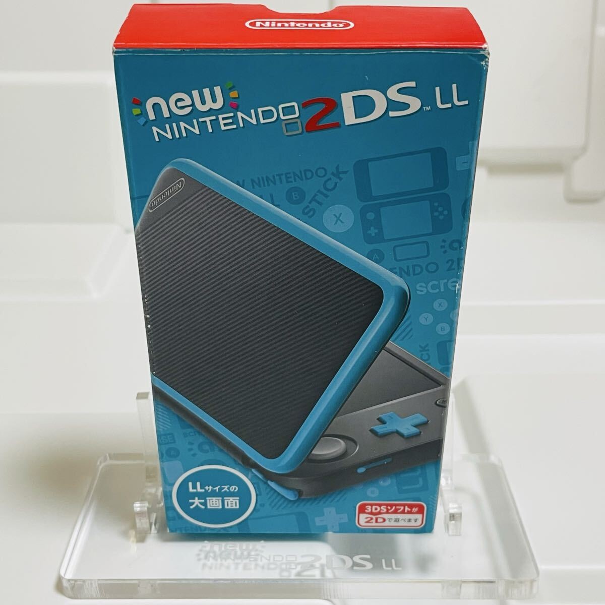 Nintendo Black x Turquoise New Nintendo 2DS LL Console Mint JAPAN