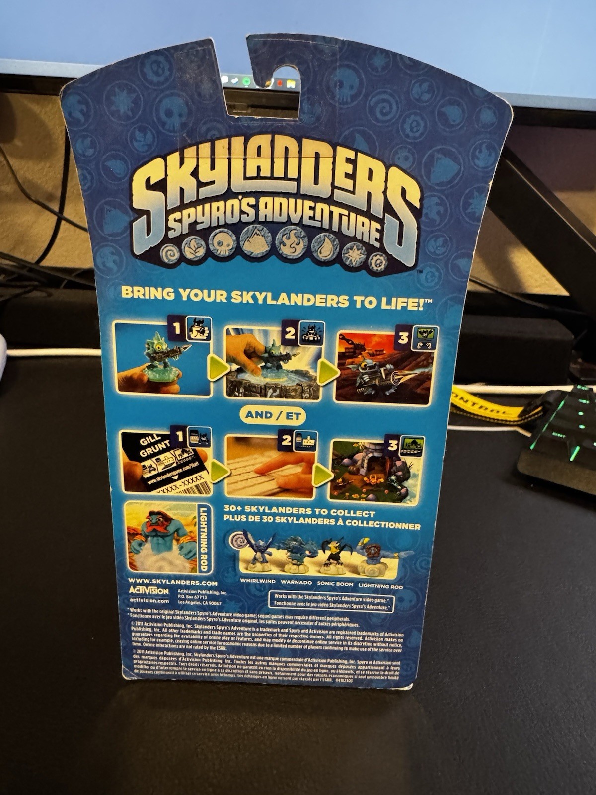 Activision Lightning Rod Skylanders Spyro’s Adventure Character Figure