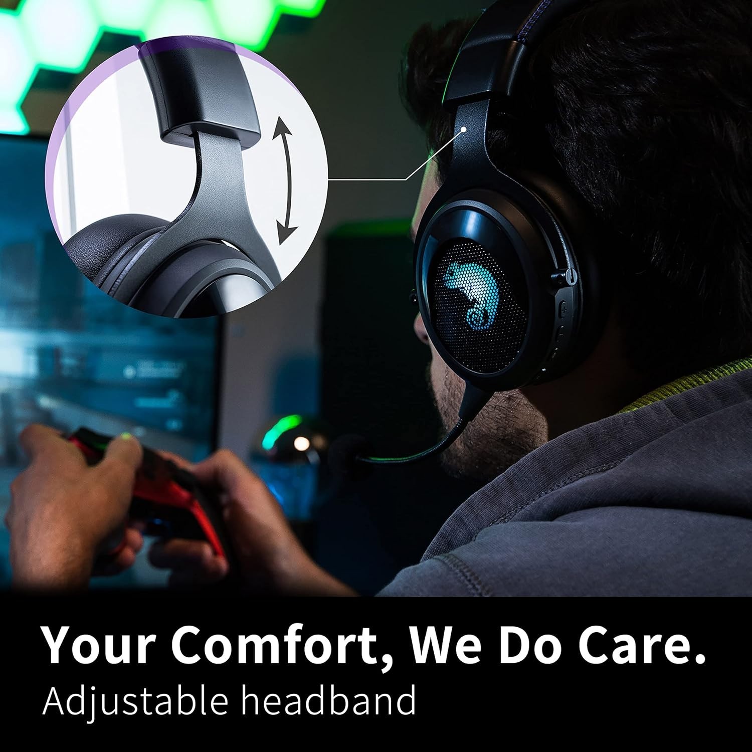 Brook Gaming US 2.4GHz Wireless Headset: Cross-Platform Gaming Headset Ver.2026