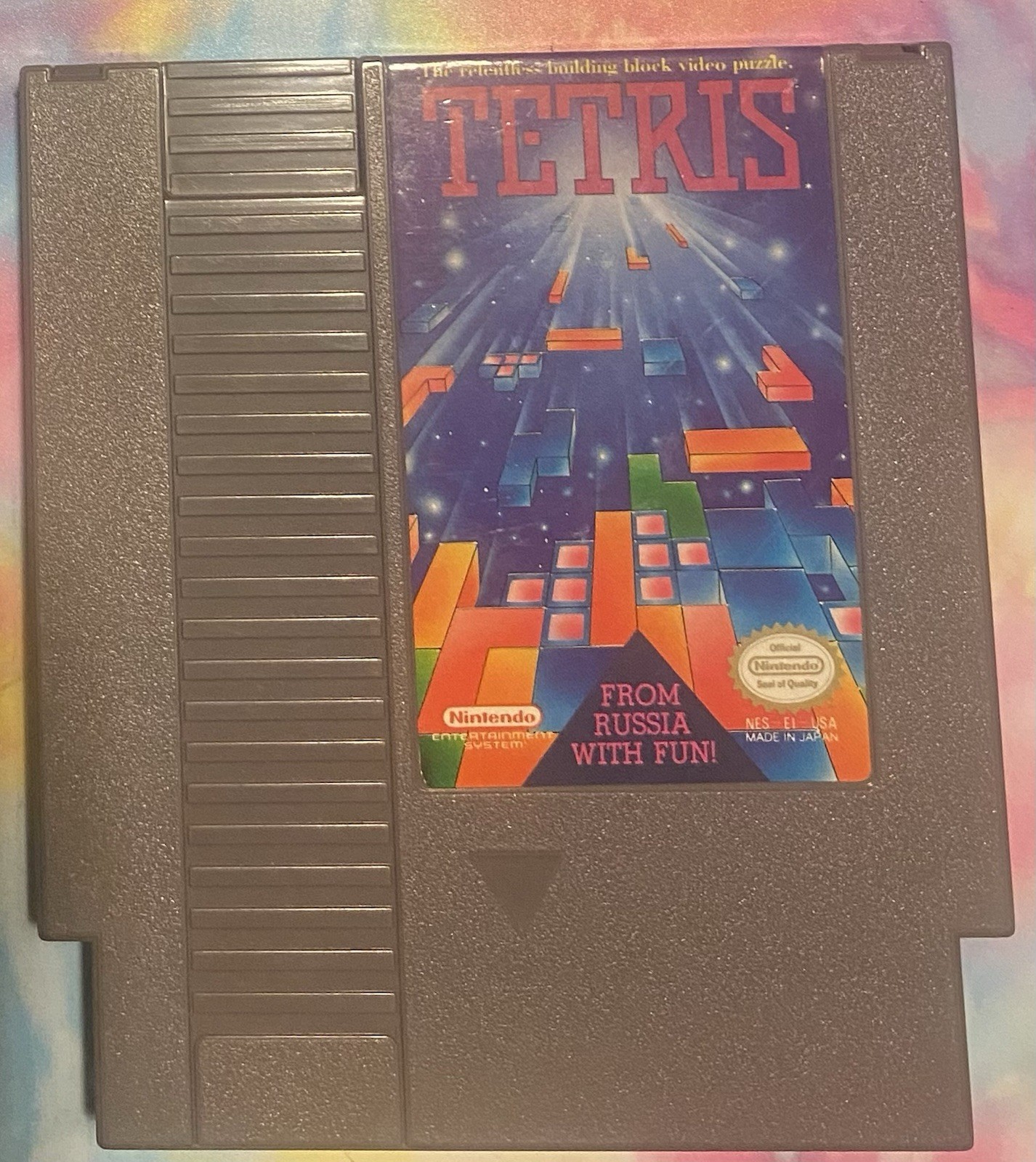 Nintendo Tetris Puzzle Video Game Cartridge for Nintendo NES Platform