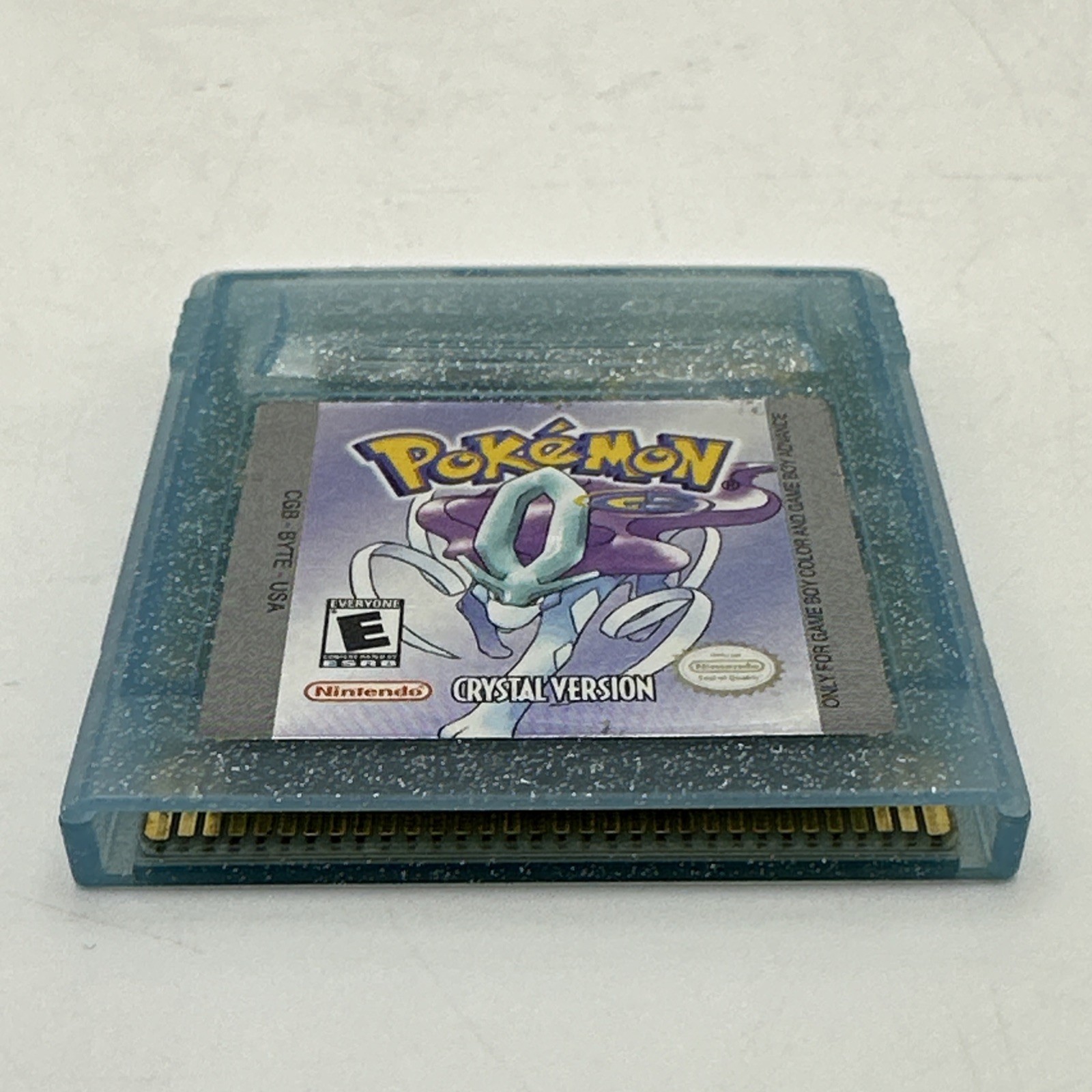 Pokemon Crystal Version Authentic Nintendo Gameboy, Tested Working – NEW BATTERY