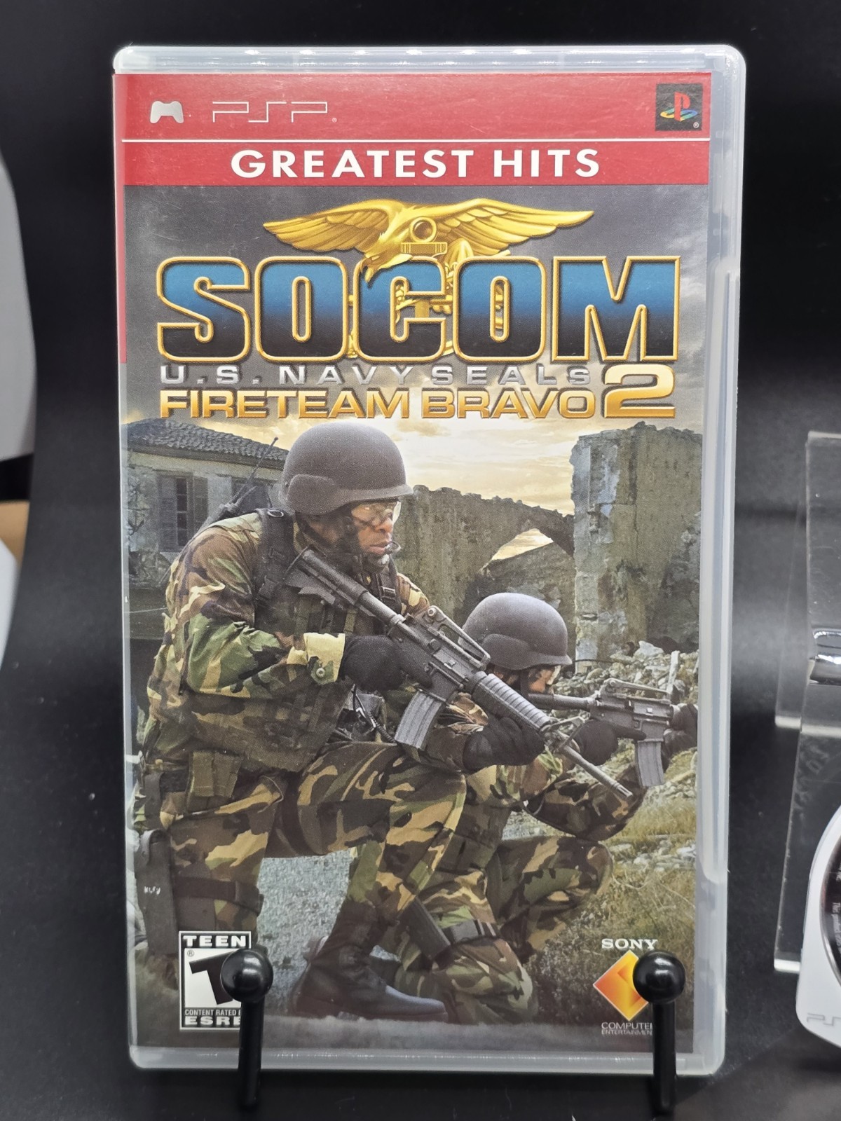 SOCOM: U.S. Navy SEALS Fireteam Bravo 2 (Sony PSP, 2006) Complete And Tested