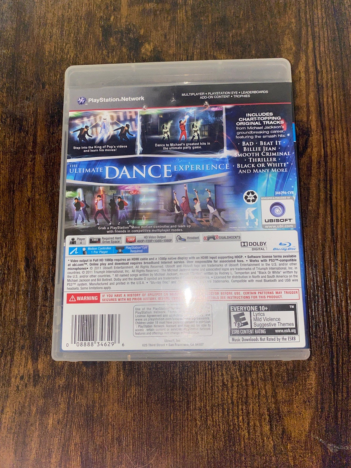 HEE HEE: Michael Jackson: The Experience (PS3, 2011) CIB