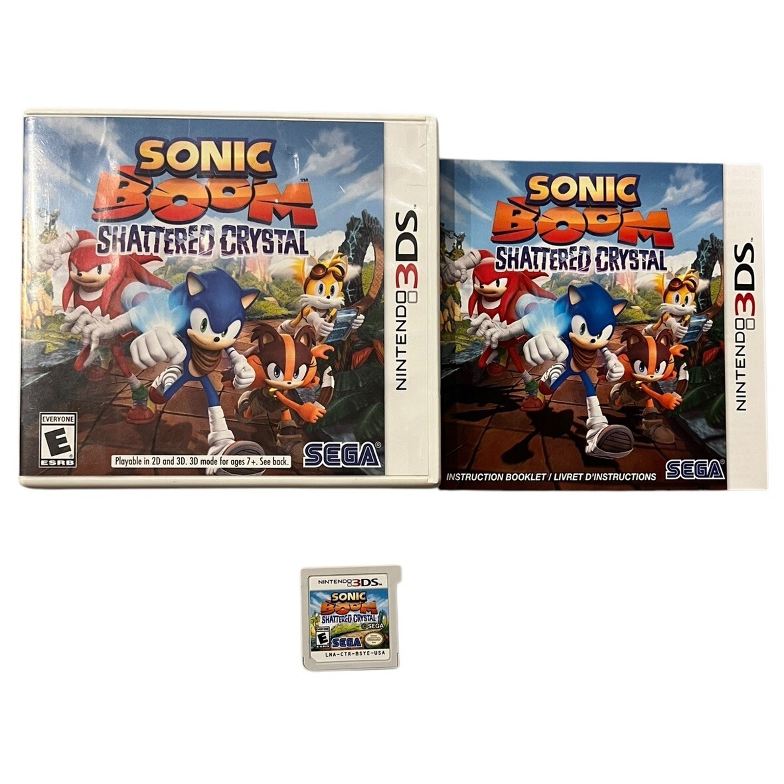 Sonic Boom: Shattered Crystal for Nintendo 3DS *Authentic* Complete CIB – Tested