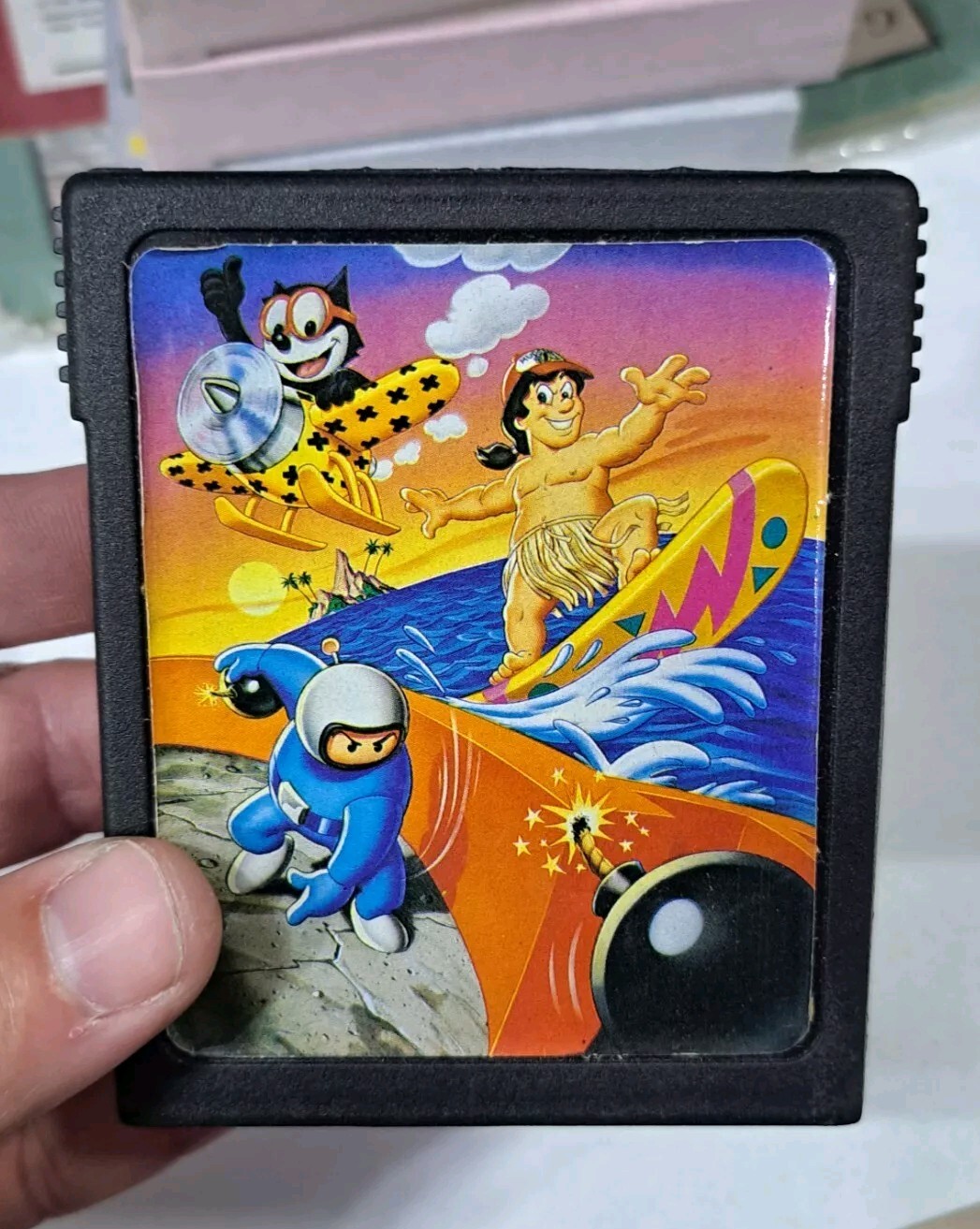 Atari Vintage Cart 128 In 1 Dynacom Argentina Box.