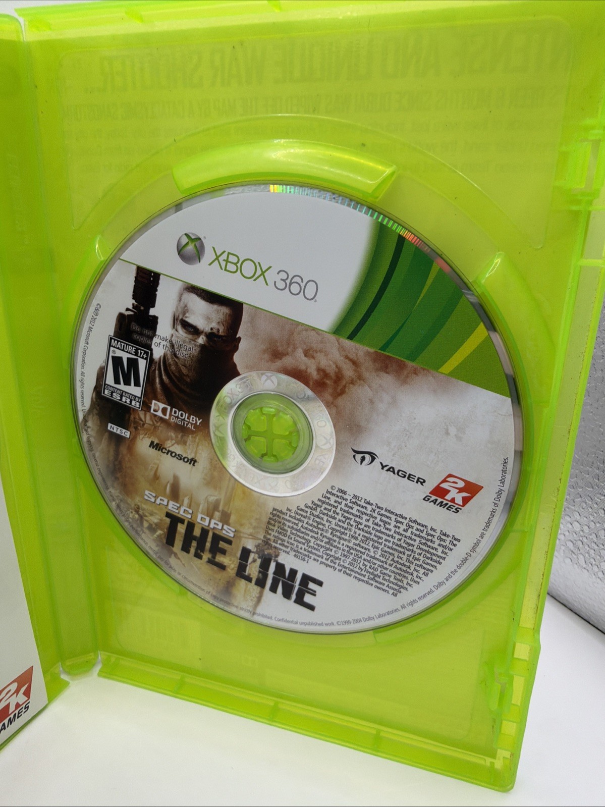Spec Ops: The Line — Premium Edition (Microsoft Xbox 360, 2012)- Tested CIB
