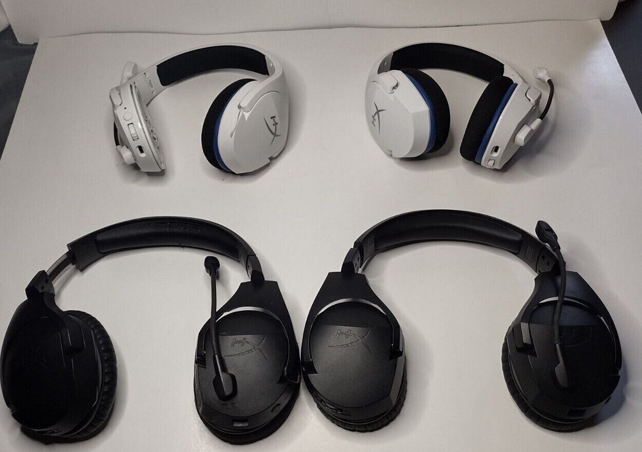 Collection of 16 HyperX Cloud Flight, Stinger, Turtle Beach & Other Headsets
