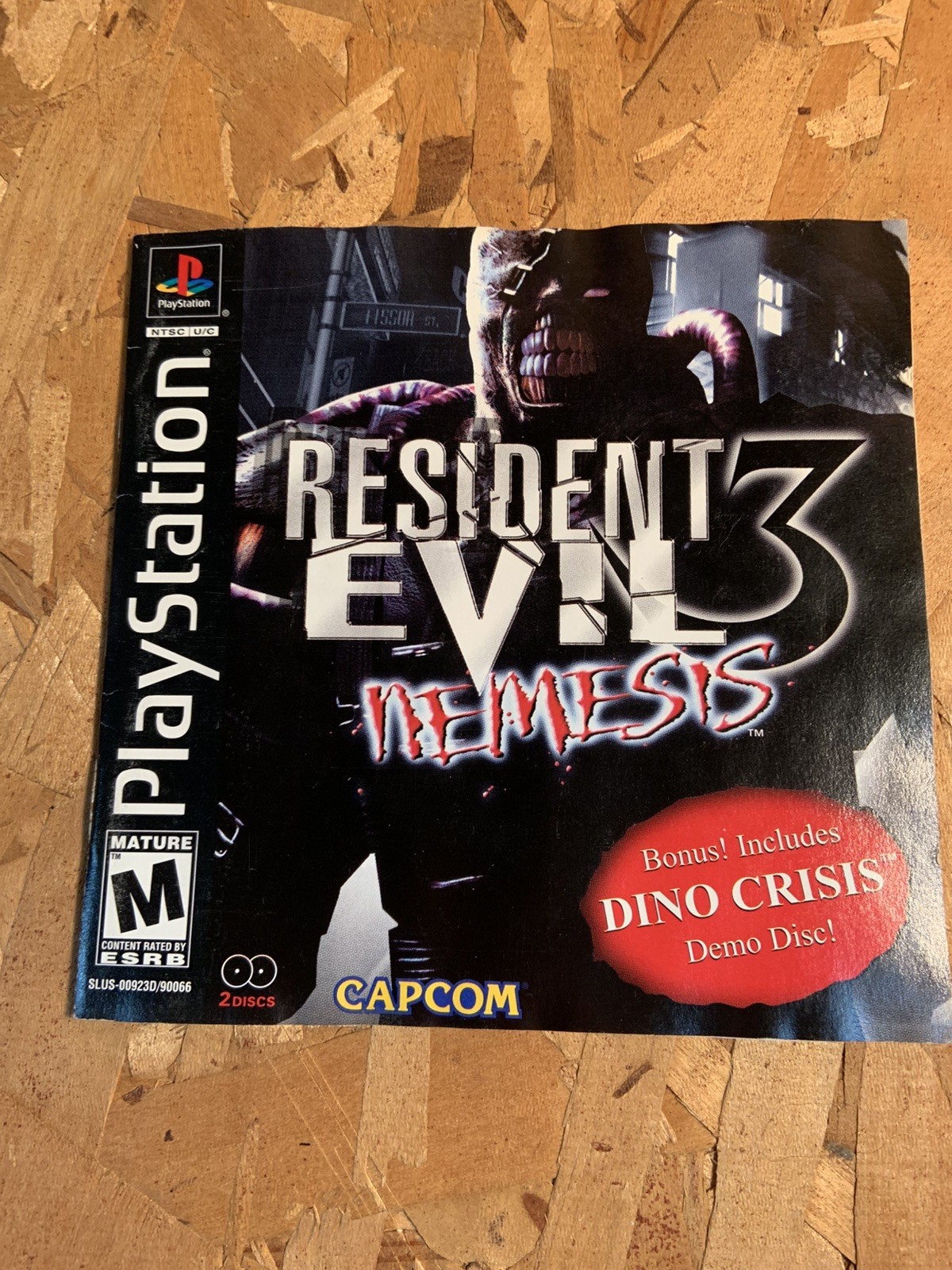 ResidentEvil 3 Nemesis/CIB w/ Reg Crd/PS1/RESURFACED DISC/NO SCRATCHES/SEE VIDEO