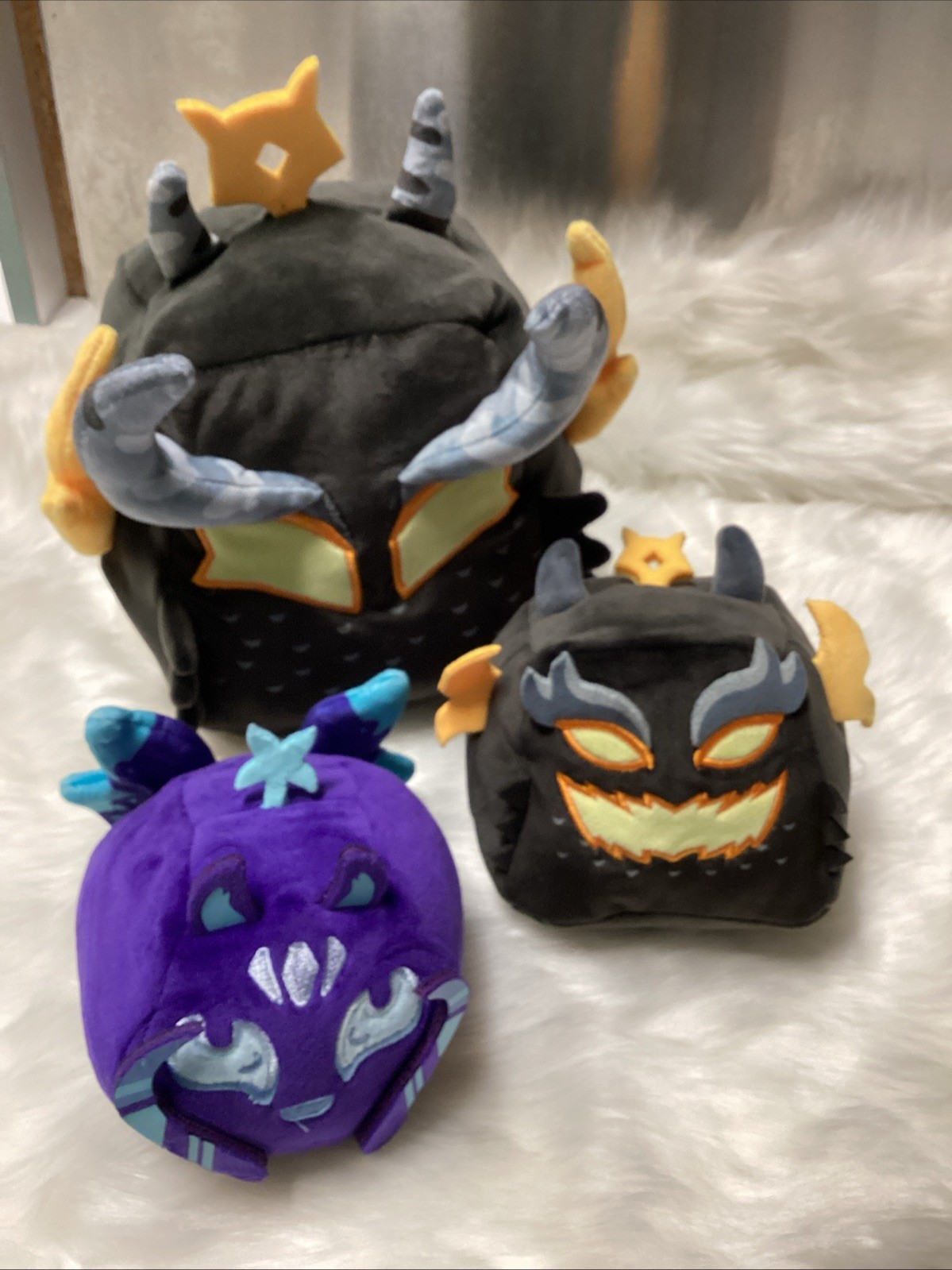 Blox Fruits, Ember Dragon Two Sizes and Kitsune fruits. Bundle Of Three.