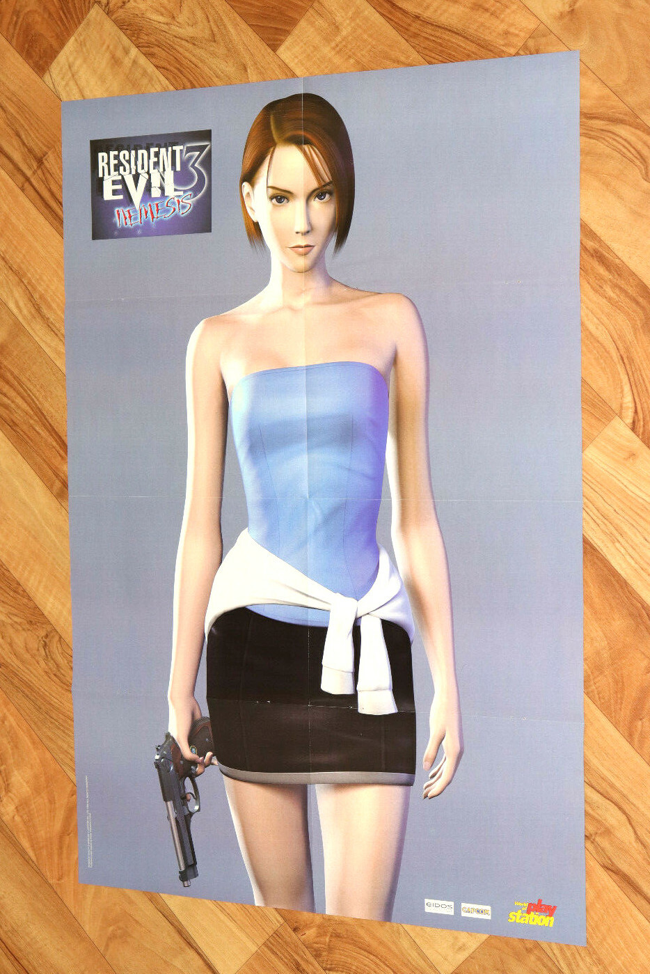 1999 Resident Evil 3 Nemesis Rare Poster 58x80cm Capcom PS1 GameCube