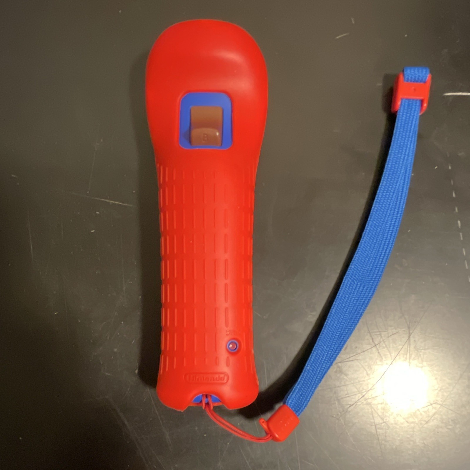 Nintendo Wii Remote Plus Motion Controller Red/Blue Mario 10/10! T&W