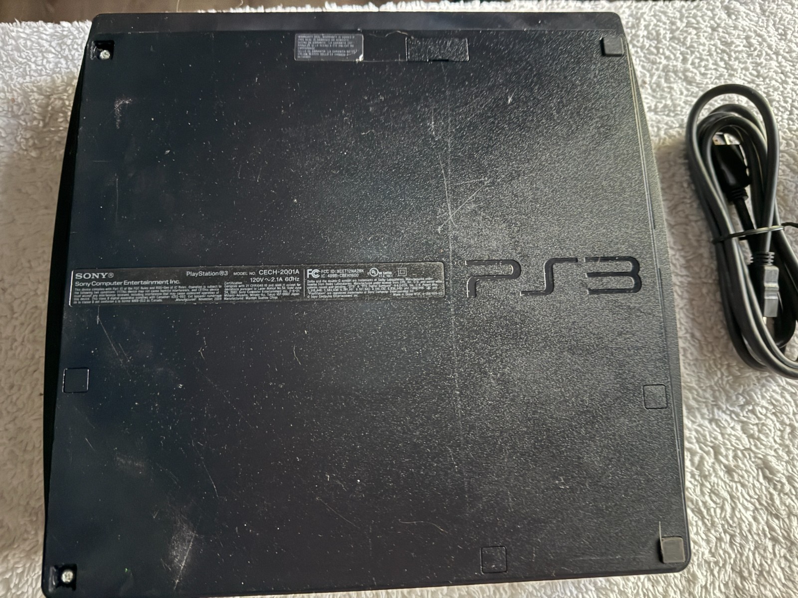 Sony PlayStation 3 Slim PS3 120GB Console Bundle 12 Games Mature Titles Works!