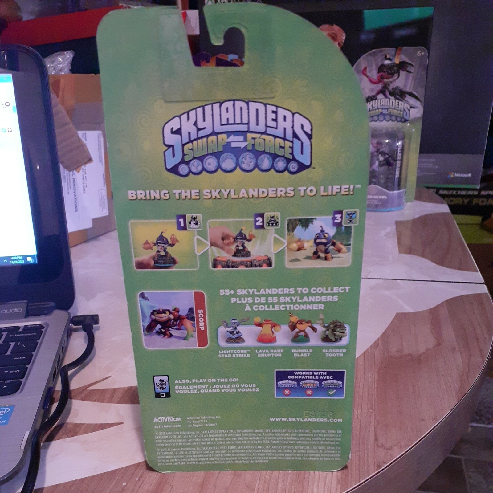 Skylanders Swap-Force Scorp character new in package
