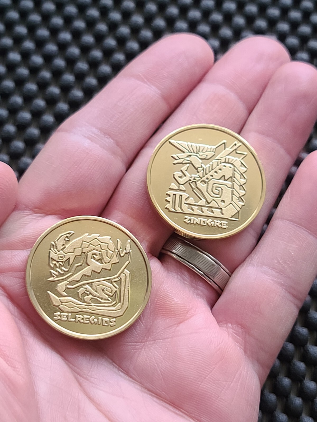 Monster Hunter Universal Studios Japan 2 Coin Medal Rare Promo SNES GBA CAPCOM