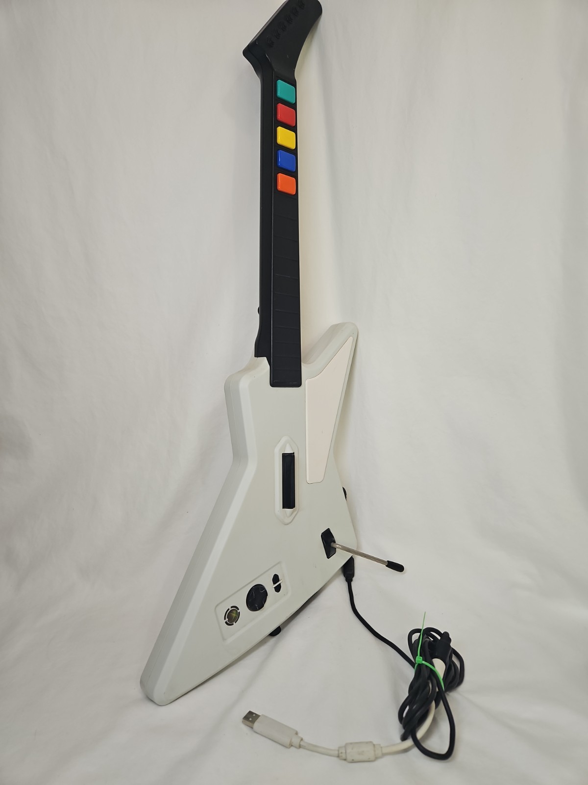 RedOctane X-Plorer Wired USB Guitar Controller Breakaway Cable Xbox 360 White