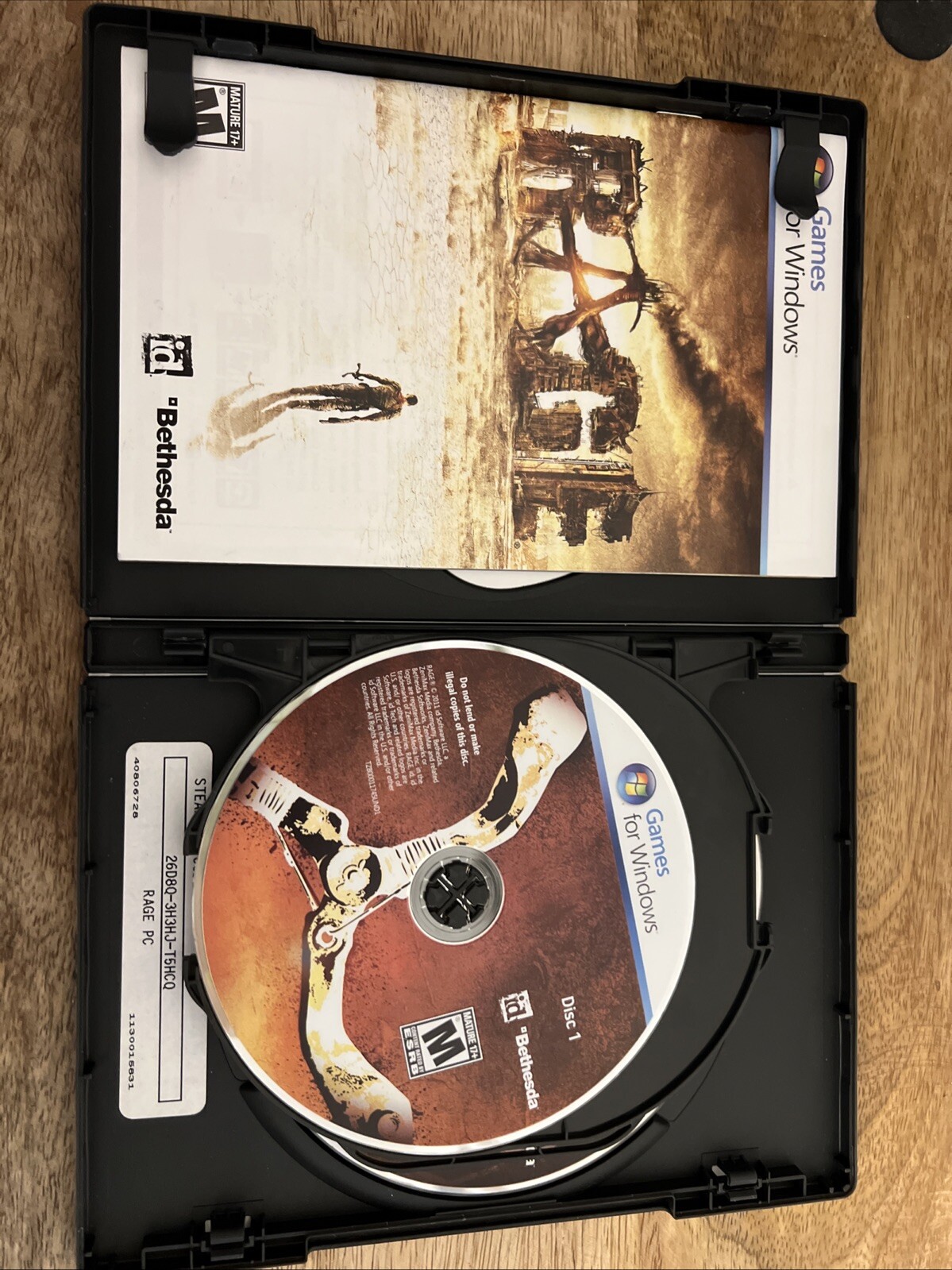 Rage Anarchy Edition Video Game Pc Cd- ROM Win M-Mature