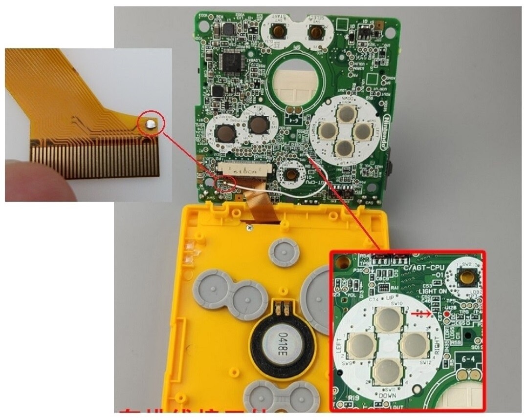 Game Boy Advance SP AGS 101 IPS Backlight LCD Mod Kit For 001 & 101