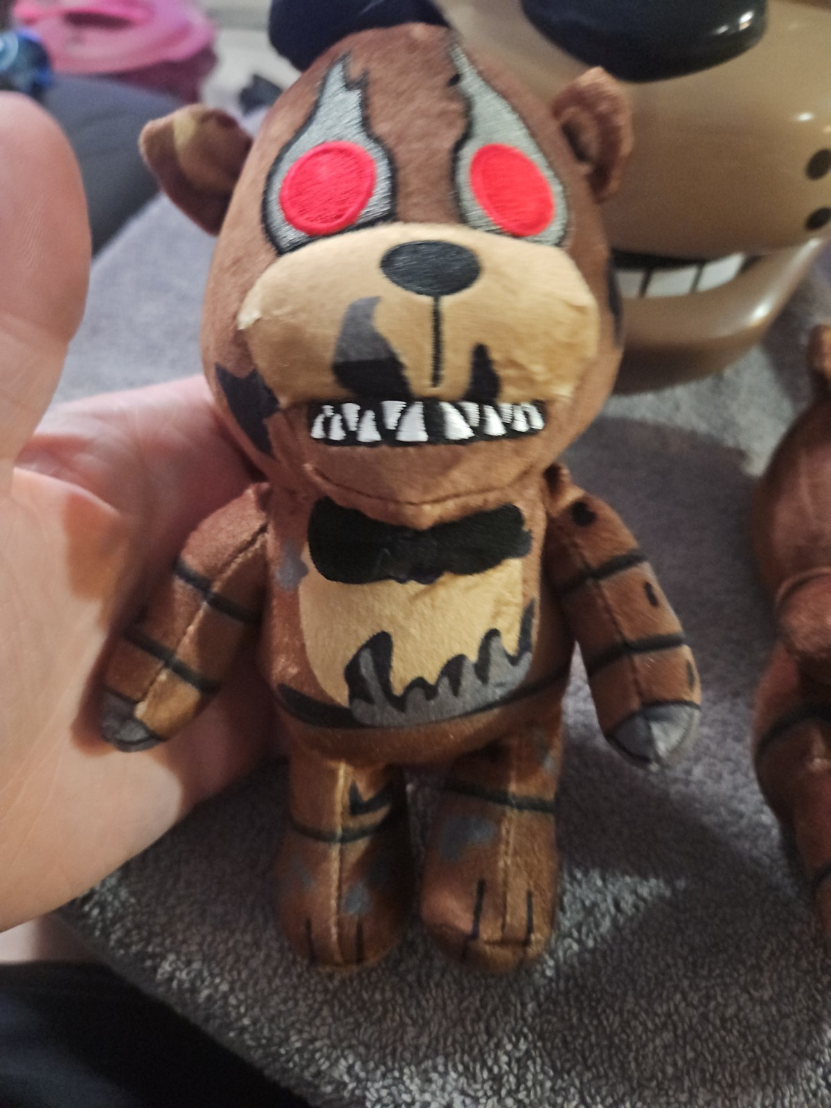 Five Nights At Freddy’s 10th Anniversary Animatronic Talking Freddy Head WORKS